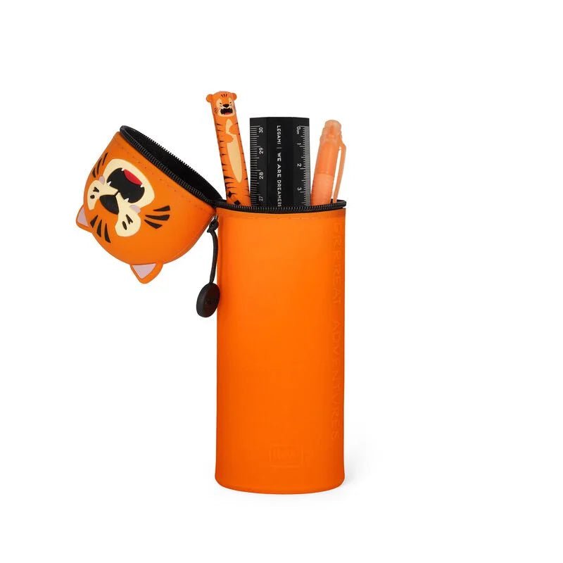 2 - in - 1 - Federmäppchen aus Silikon - Tiger Legami - malmichbuntbest.com