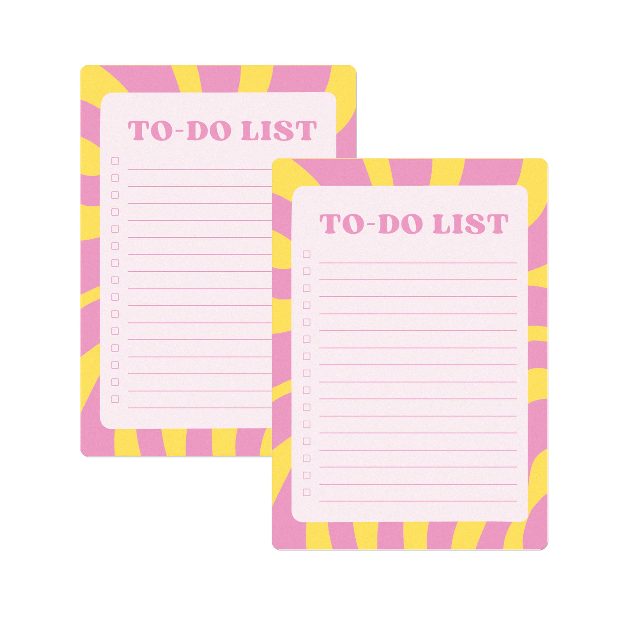 2 Notizblöcke To - Do List - Pink Jeka - malmichbuntbest.com