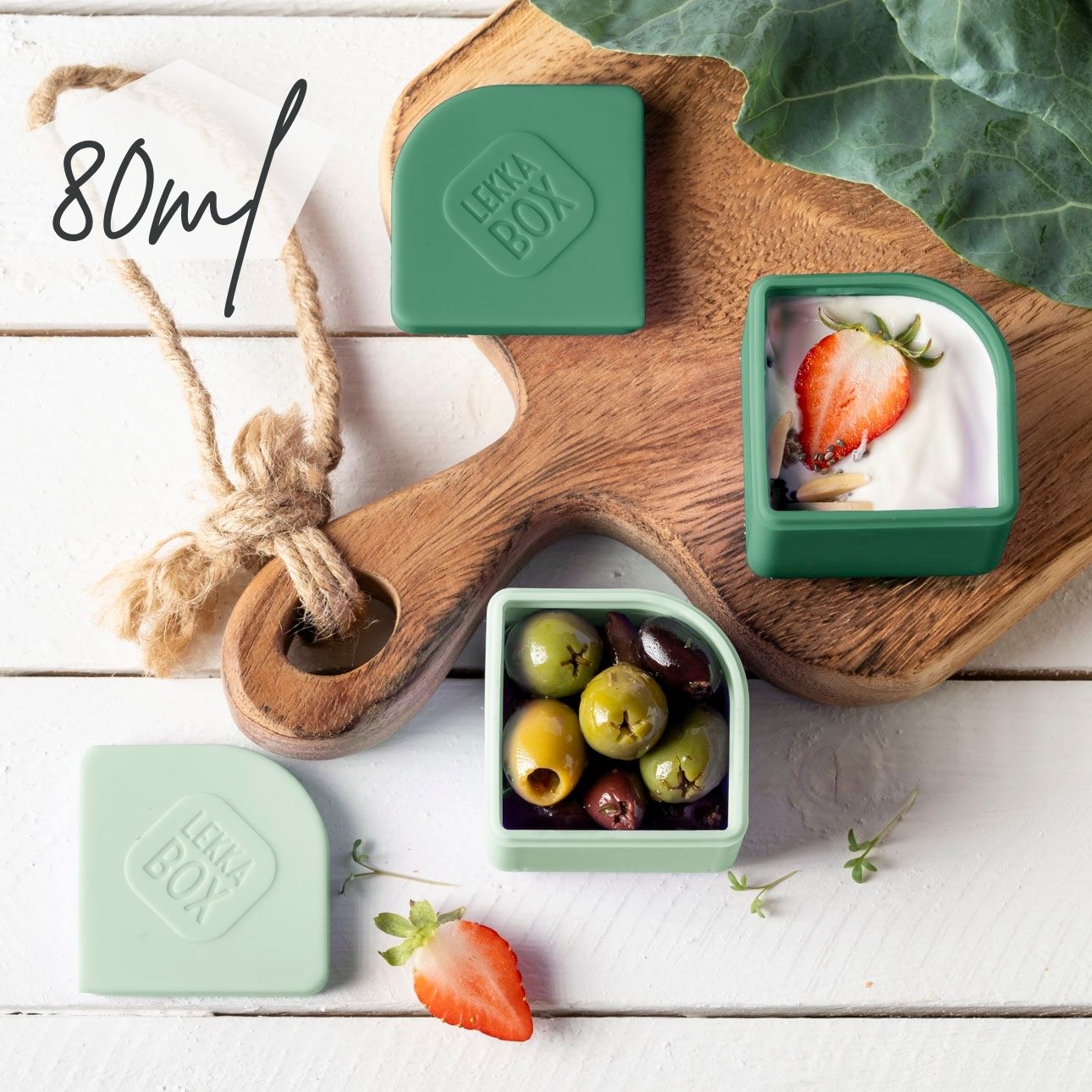 2er Set Lekkabox Silikondose - Forest Lekkabox - malmichbuntbest.com