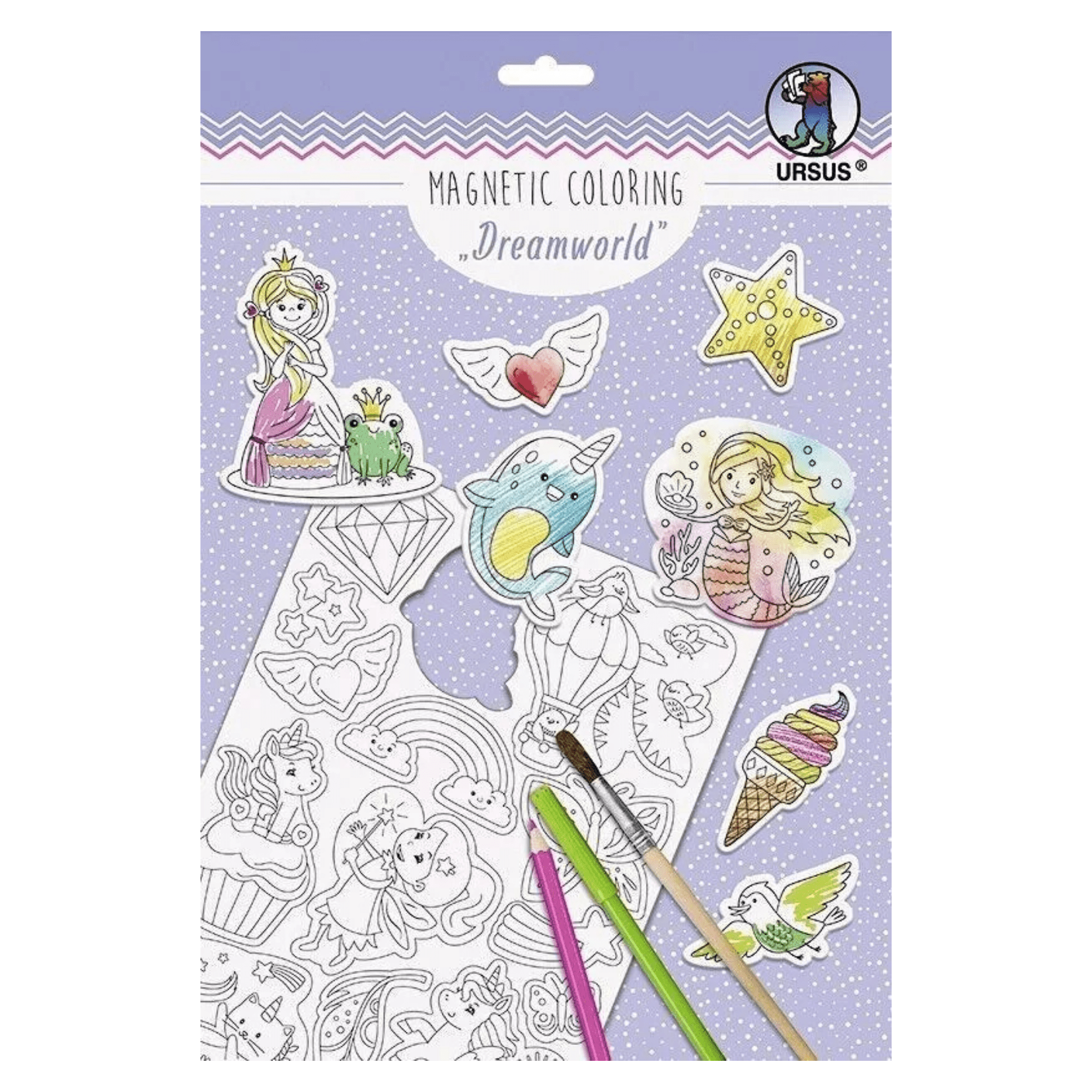 30 Magnete zum Ausmalen - Dreamworld Ursus - malmichbuntbest.com
