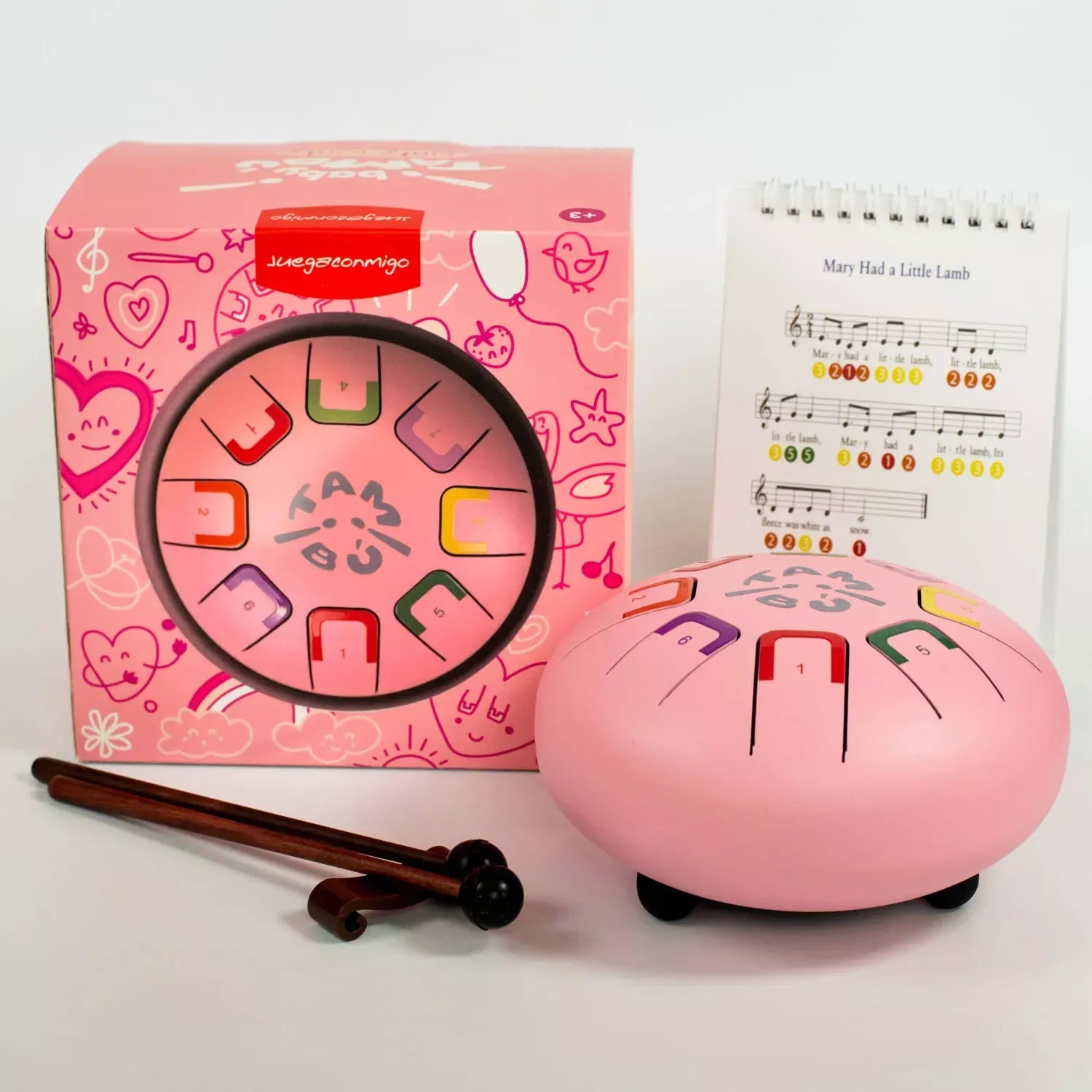 Baby Tambu Zungentrommeln Pinky Winky (Pink) JuegaConmigo - malmichbuntbest.com