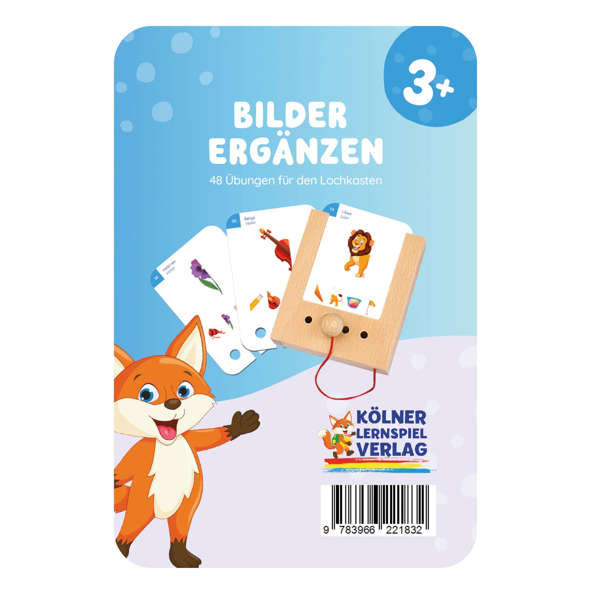Bilder ergänzen ab 3 Jahre - Übungen für den Lochkasten Lernspielverlag - malmichbuntbest.com