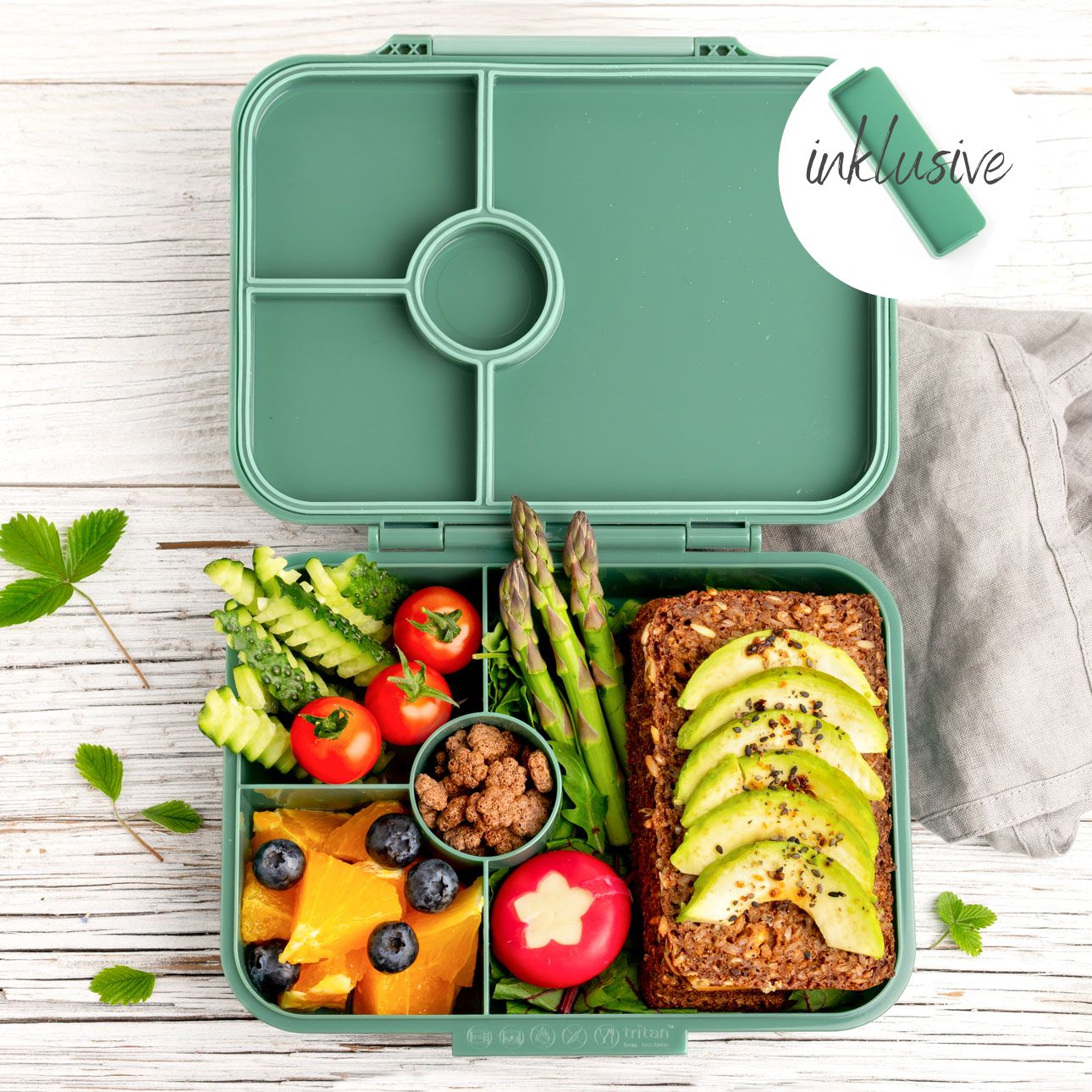 Brotdose Lekkabox® Classic Forest Lekkabox - malmichbuntbest.com