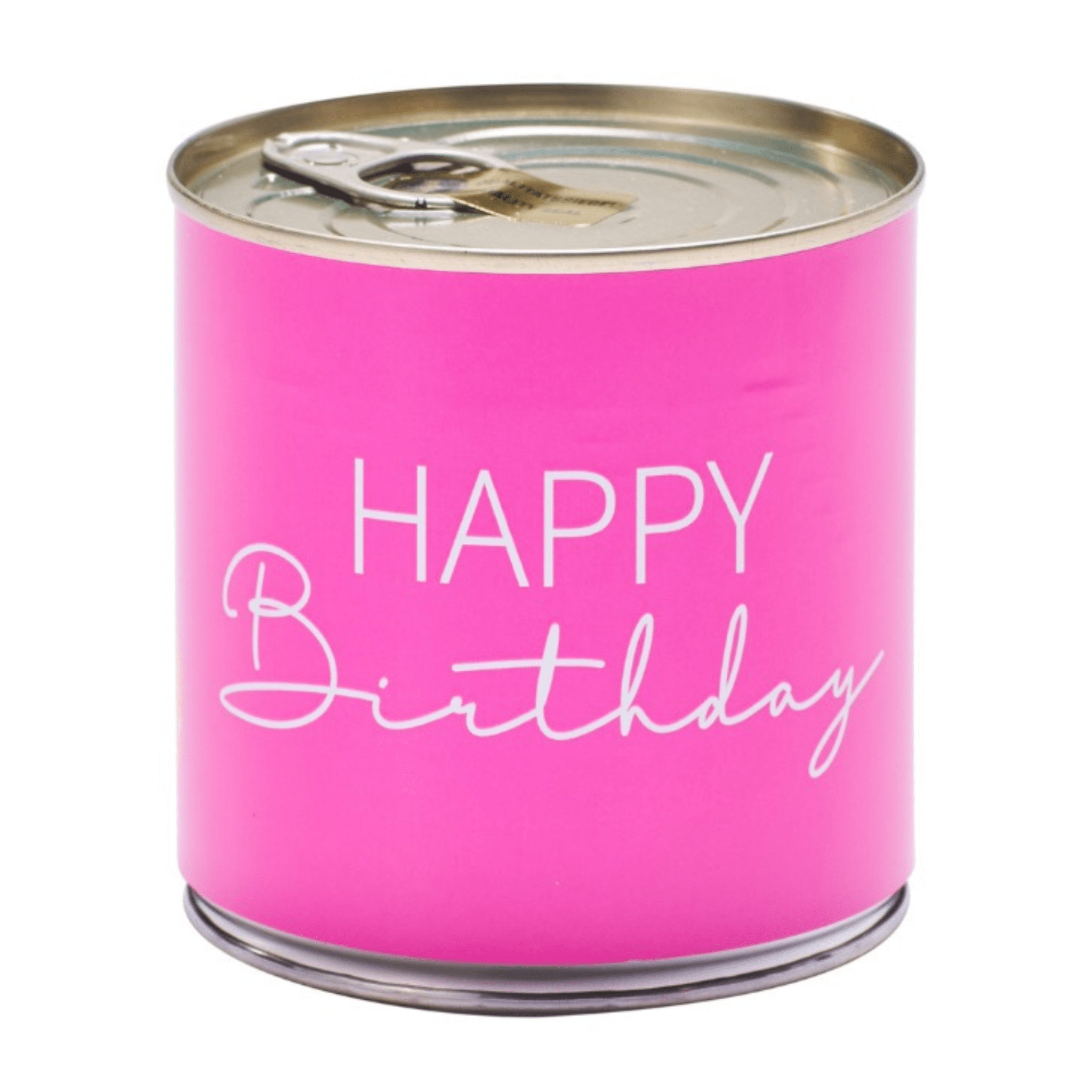 Cancake Happy Birthday, Neon - Pink, Geschmack Zitronenkuchen Wondercandle - malmichbuntbest.com