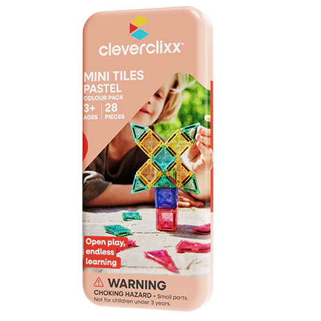 Clever Clixx Mini Magnetbausteine Pastell Clever Clixx - malmichbuntbest.com