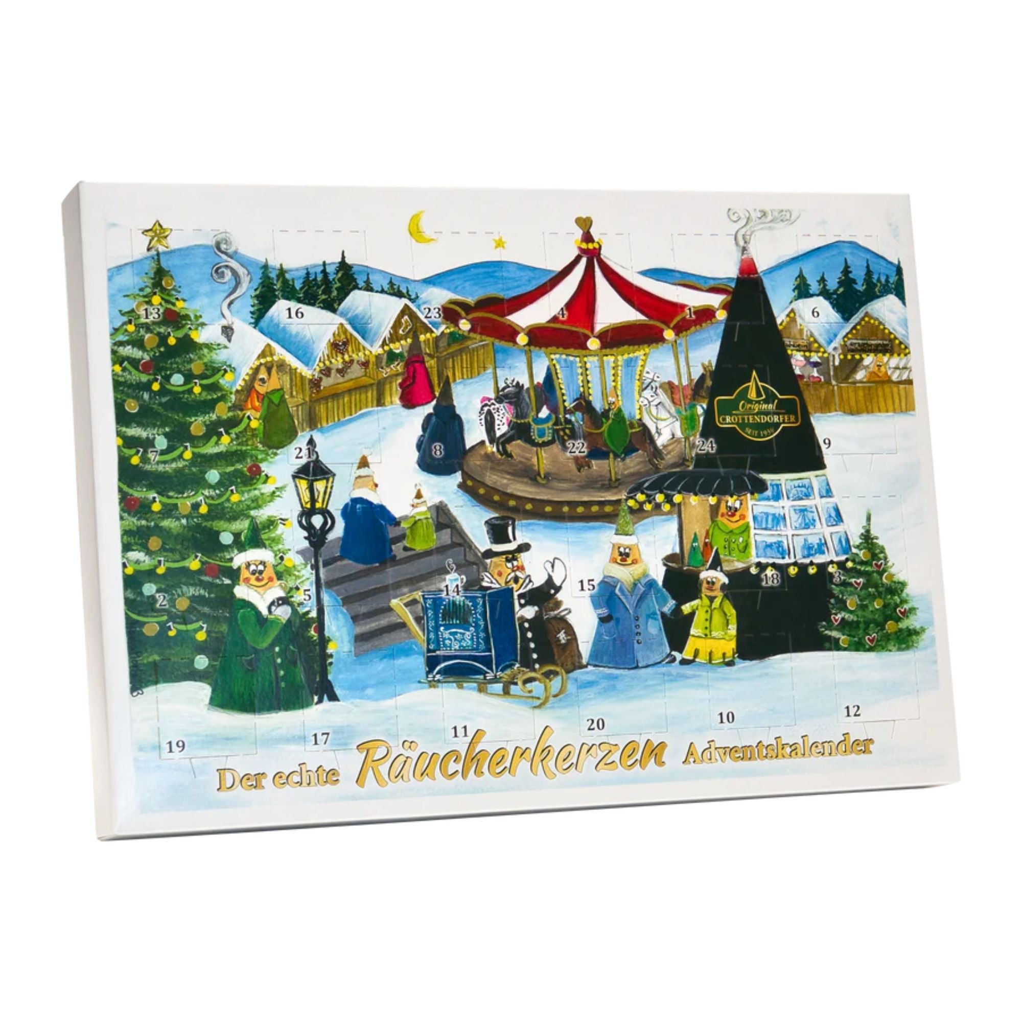 Crottendorfer Räucherkerzen Adventskalender 2024 Original Crottendorfer - malmichbuntbest.com