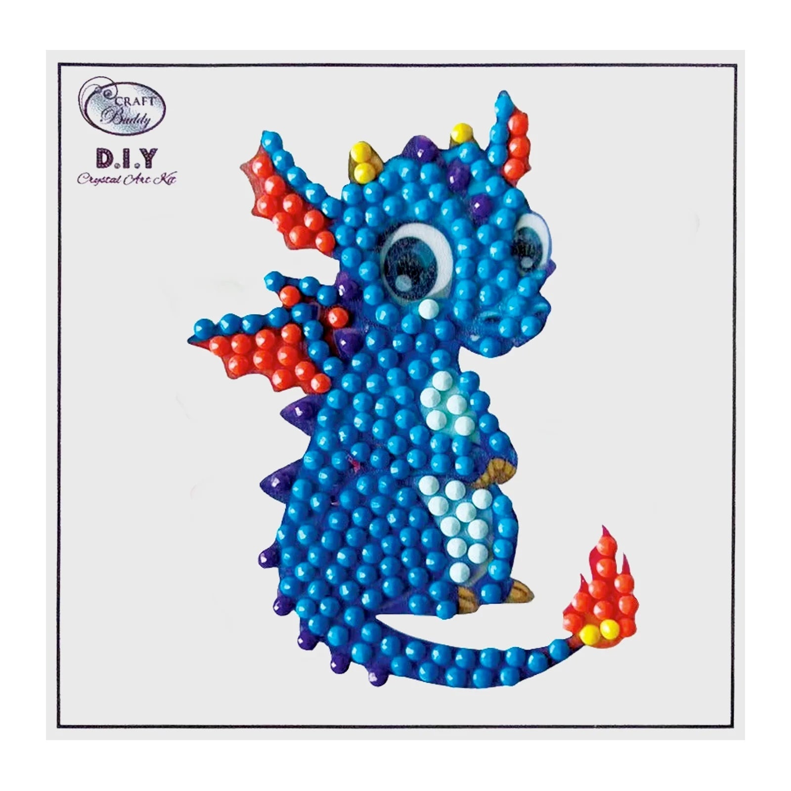 Crystal Art Sticker Kit - Motiv Drache Craft Buddy - malmichbuntbest.com