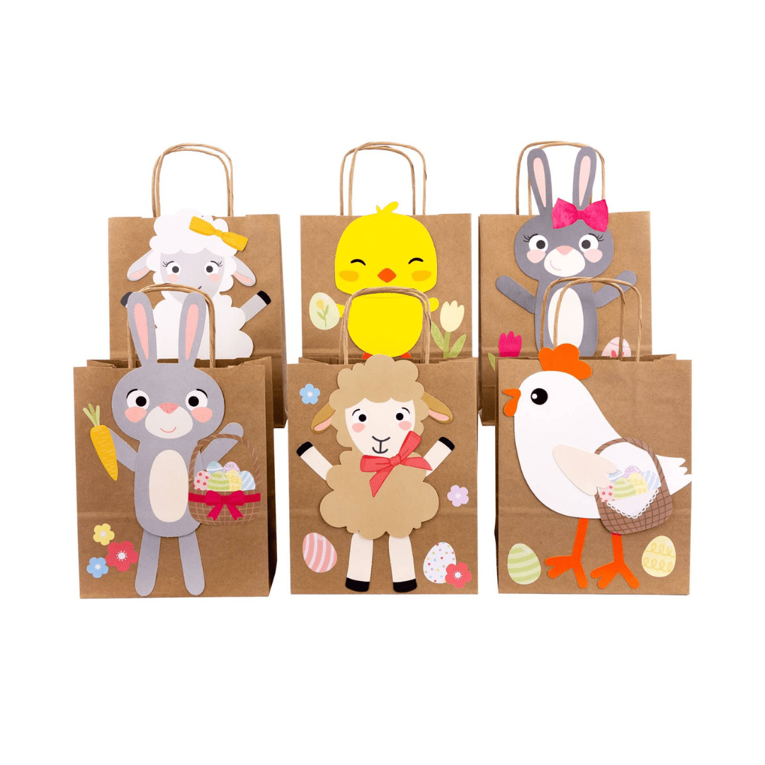 DIY Set Geschenktüten Ostern Papierdrachen - malmichbuntbest.com