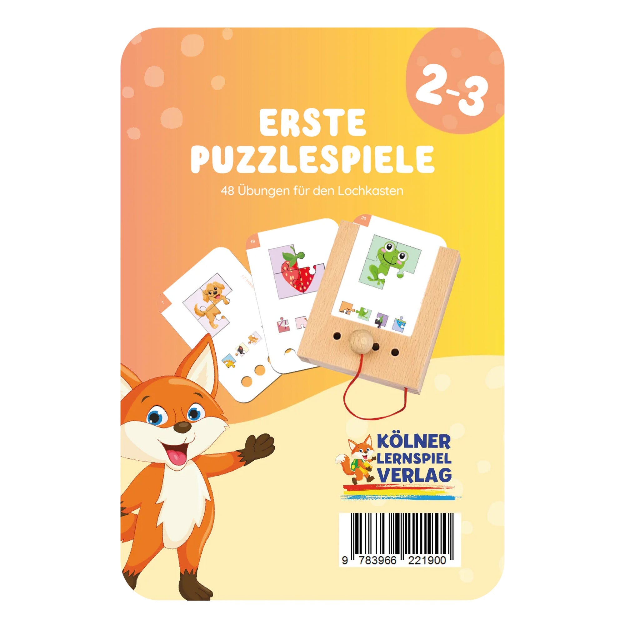 Erste Puzzlespiele 2 - 3 Jahre - Übungen für den Lochkasten Lernspielverlag - malmichbuntbest.com