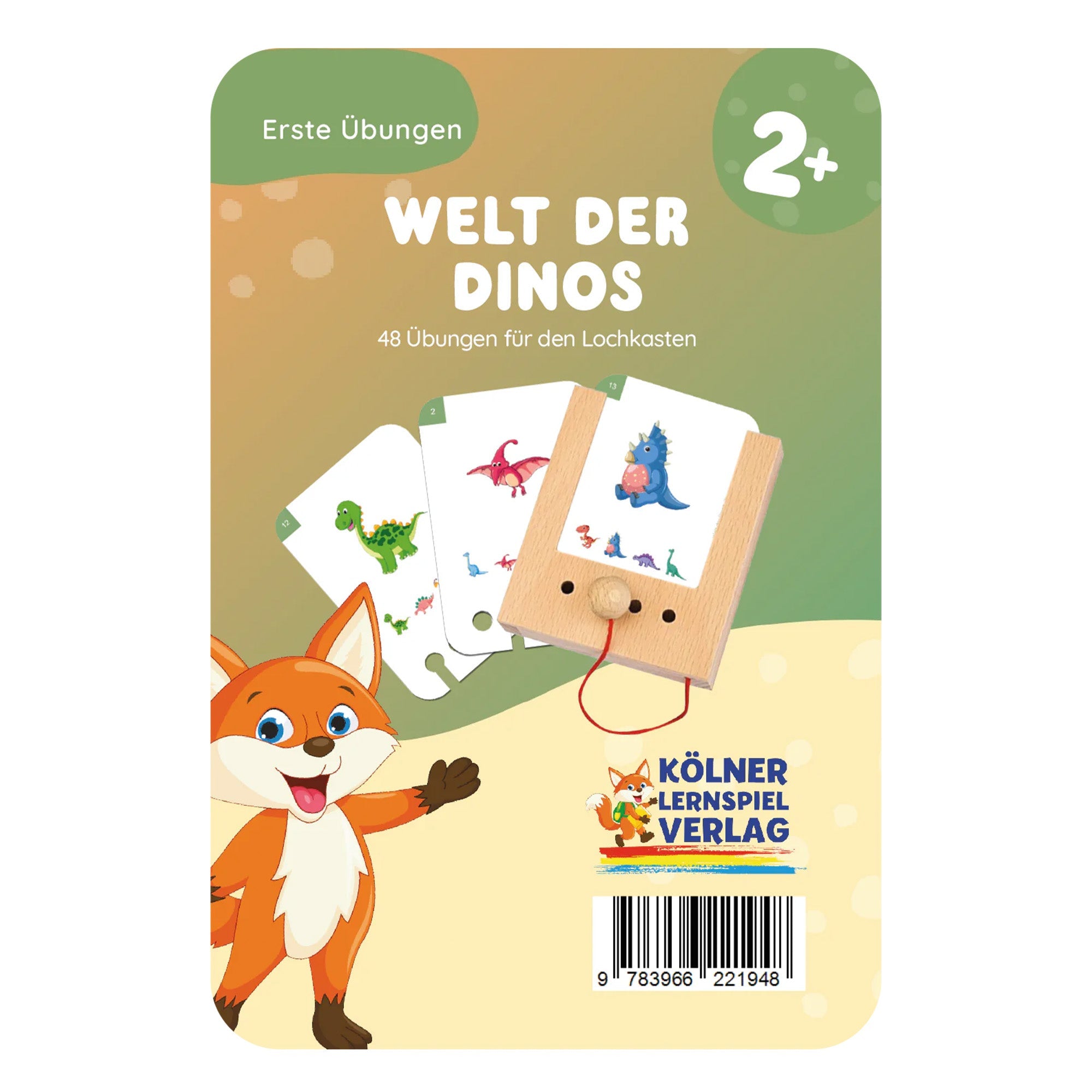 Erste Übungen für den Lochkasten - Welt der Dinos Lernspielverlag - malmichbuntbest.com