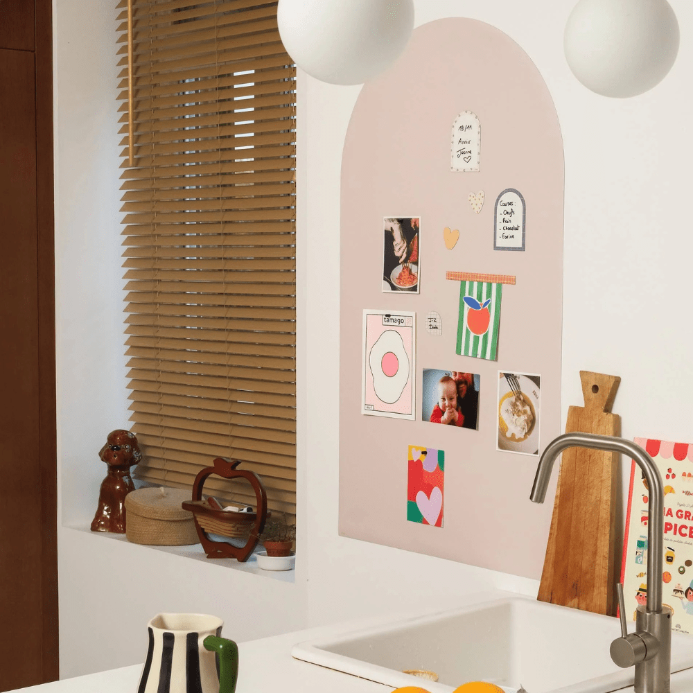 Ferflex Magnettafel Arche Beige Rosé – 100,5x58,5cm Ferflex - malmichbuntbest.com