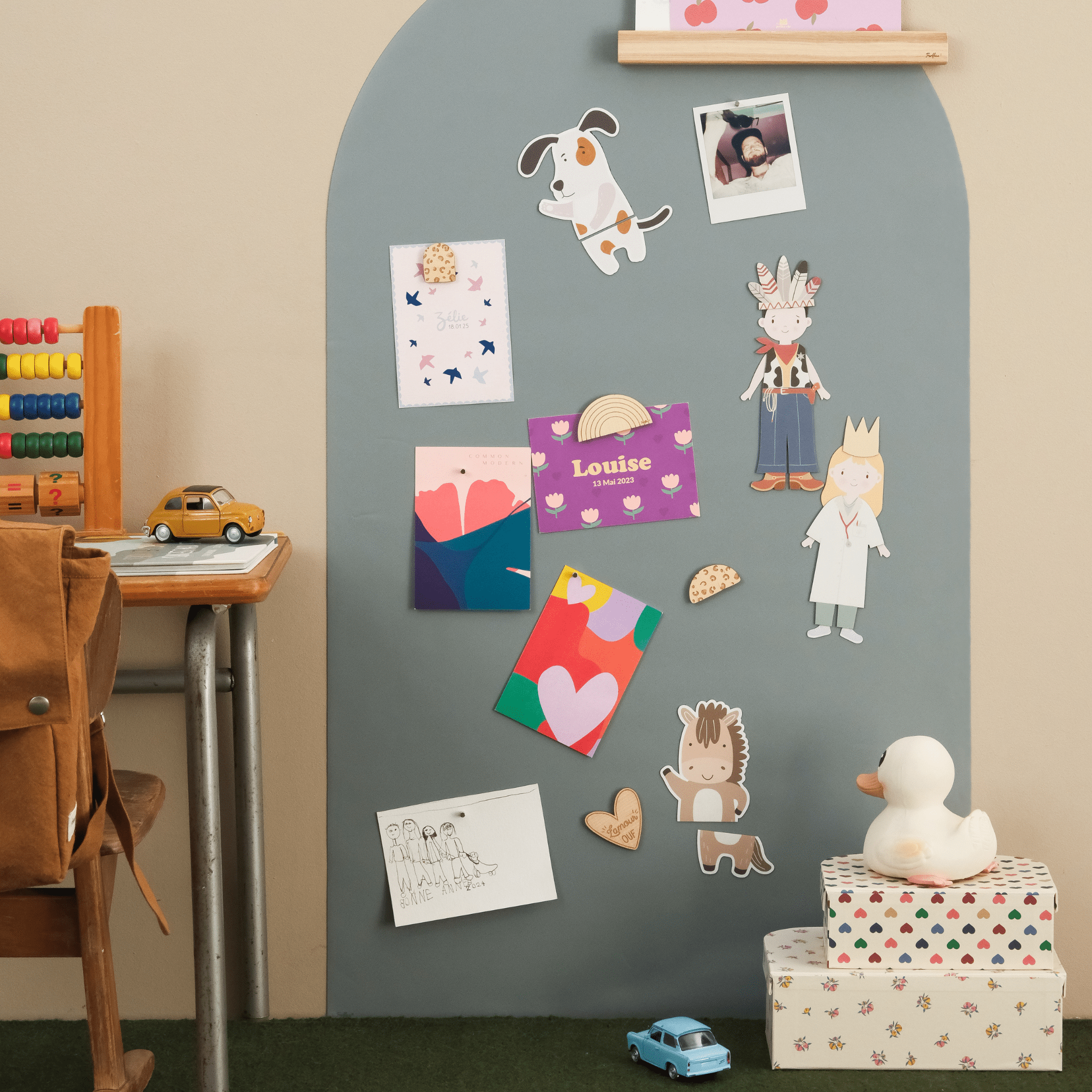 Ferflex Magnettafel Arche Smaragdgrün – 100,5x58,5cm Ferflex - malmichbuntbest.com