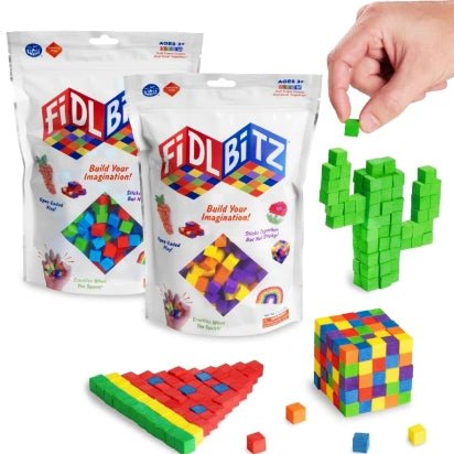 Fidl Bitz Bundle Set 2 Tüten ca. 600 Würfel - 60g Jactal - malmichbuntbest.com