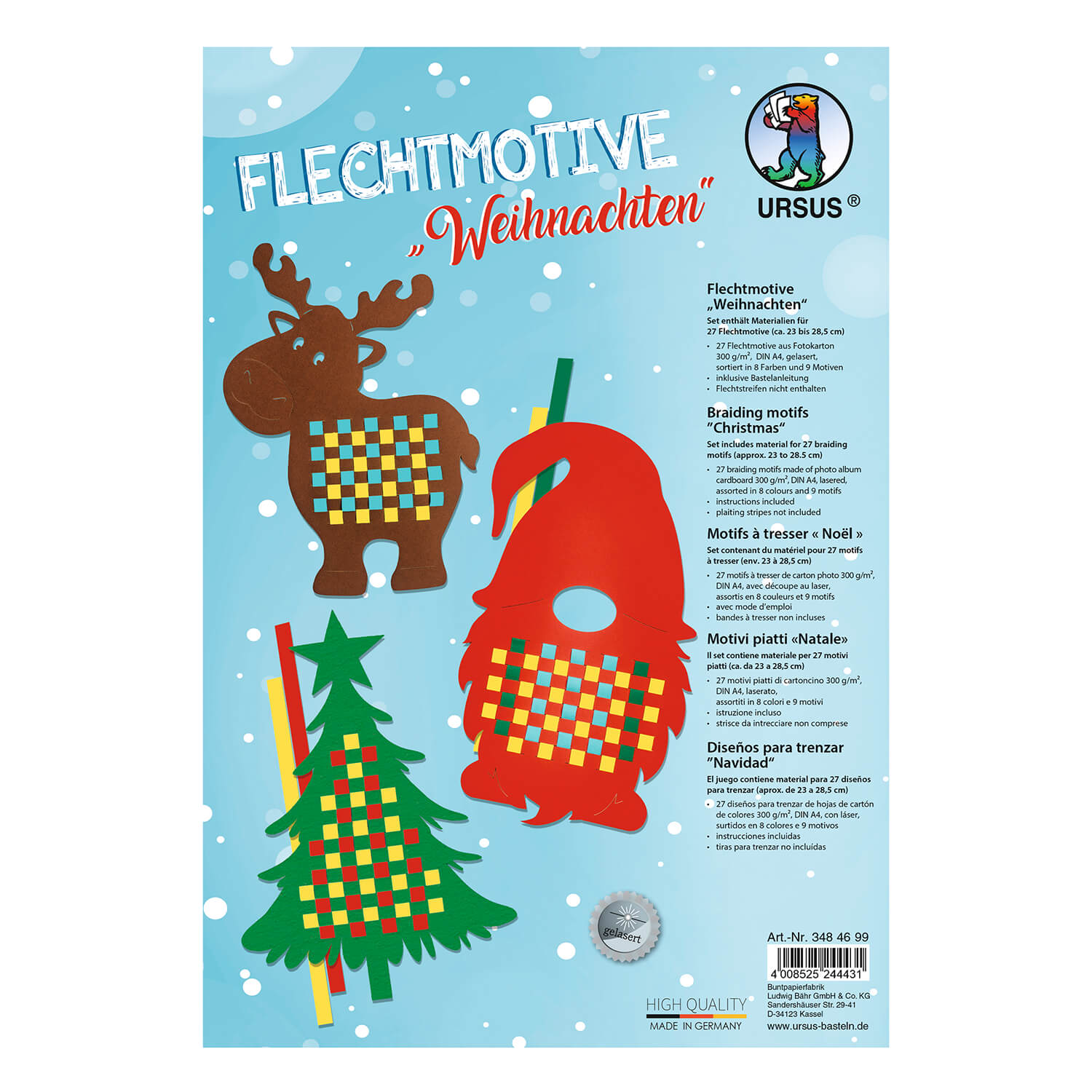 Flechtmotive Weihnachten Ursus - malmichbuntbest.com