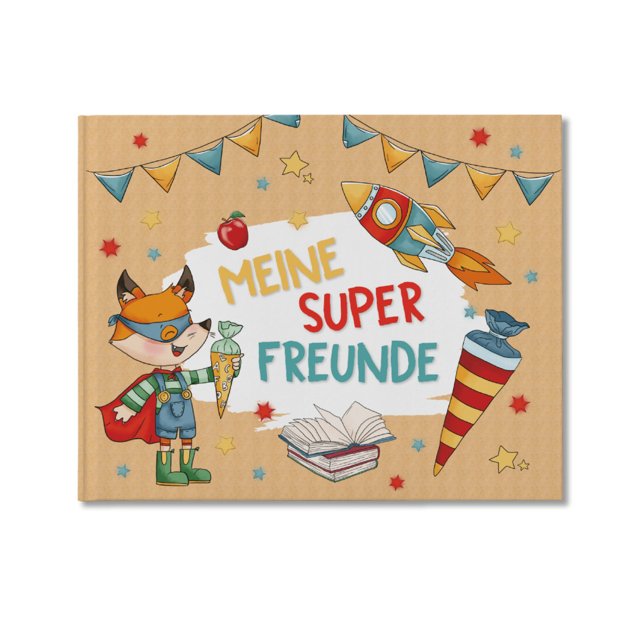 Freundebuch - meine Superfreunde Papierdrachen - malmichbuntbest.com