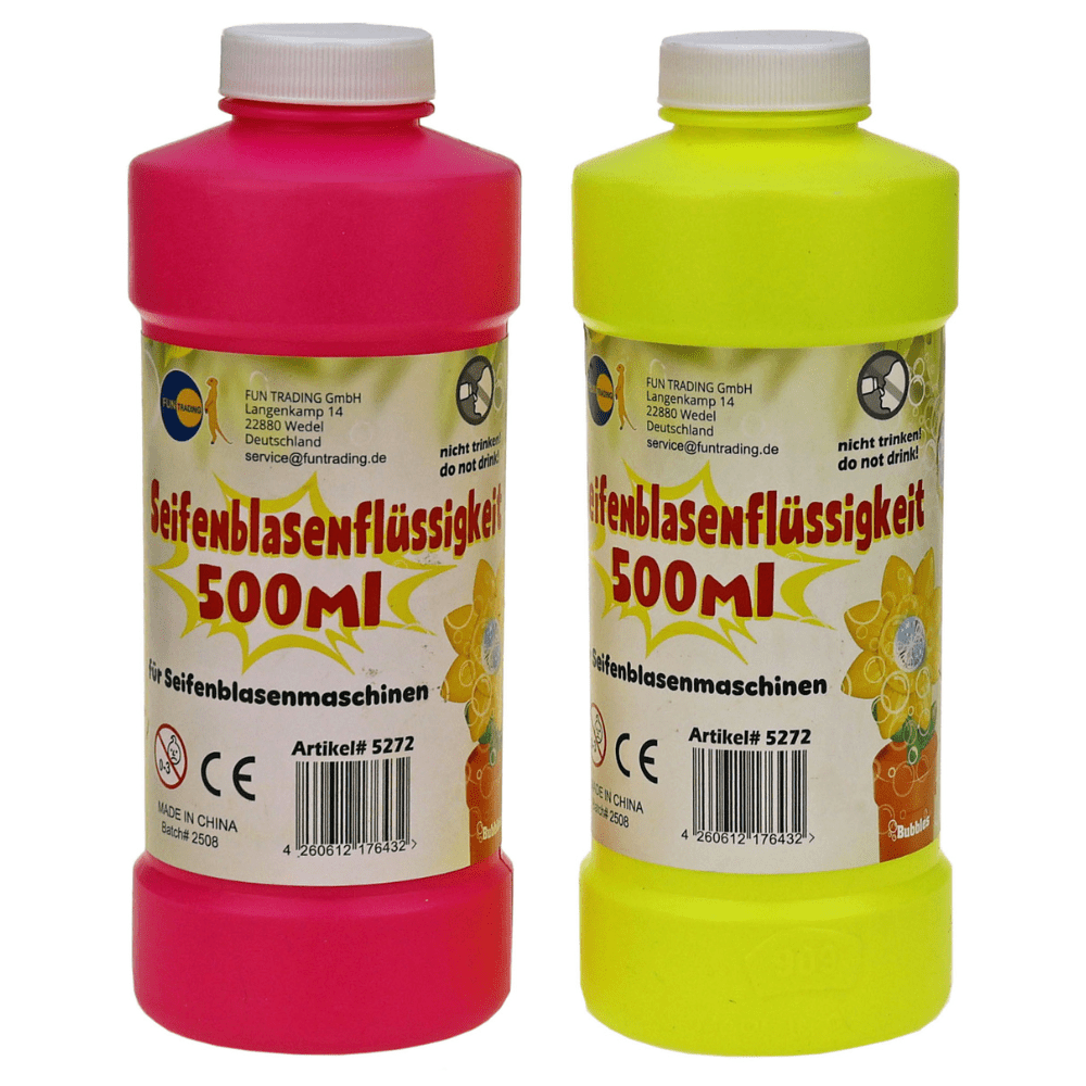 Funtrading - Seifenblasenflüssigkeit 500ml Funtrading - malmichbuntbest.com