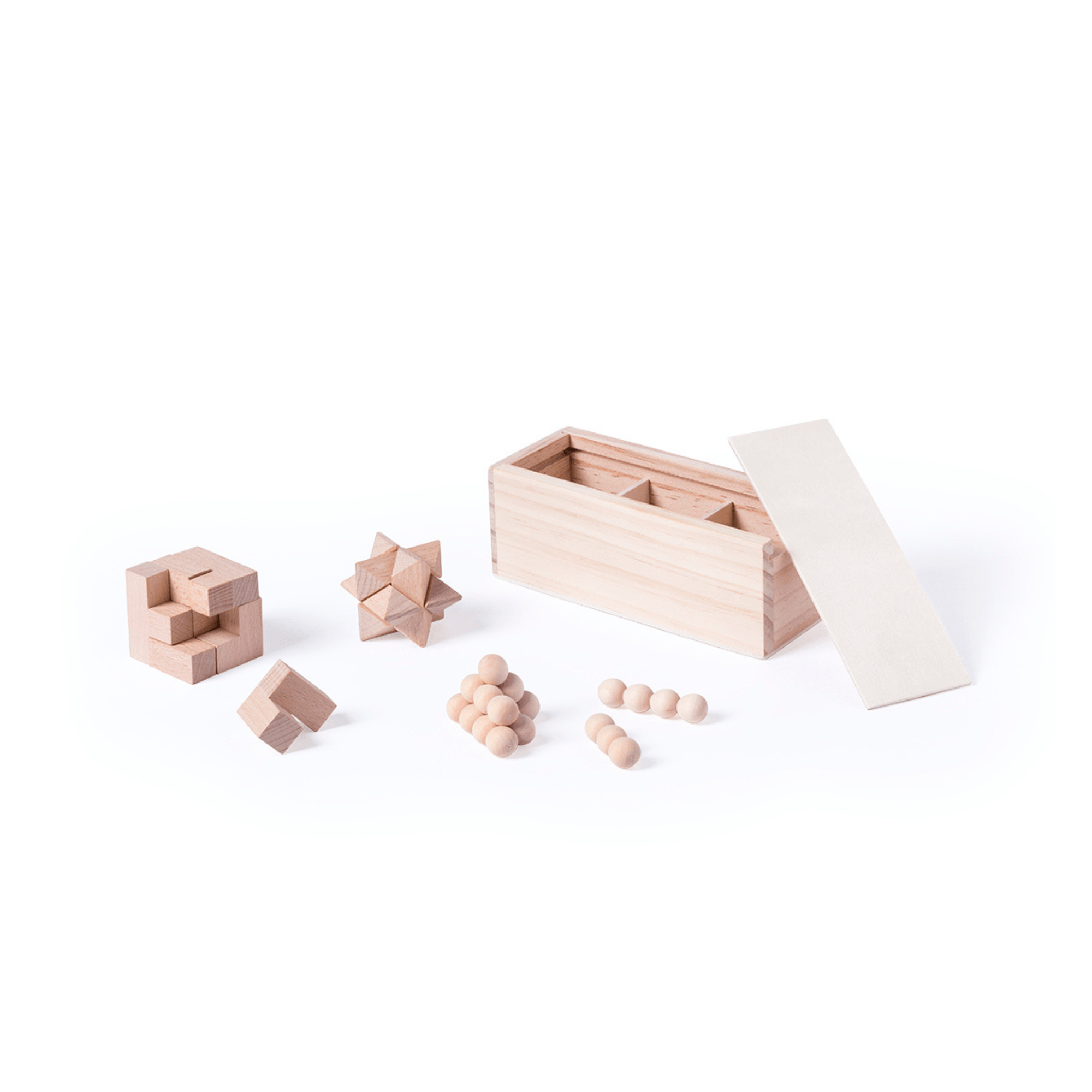 Geschicklichkeitsspiel aus Holz in Box Jeka - malmichbuntbest.com