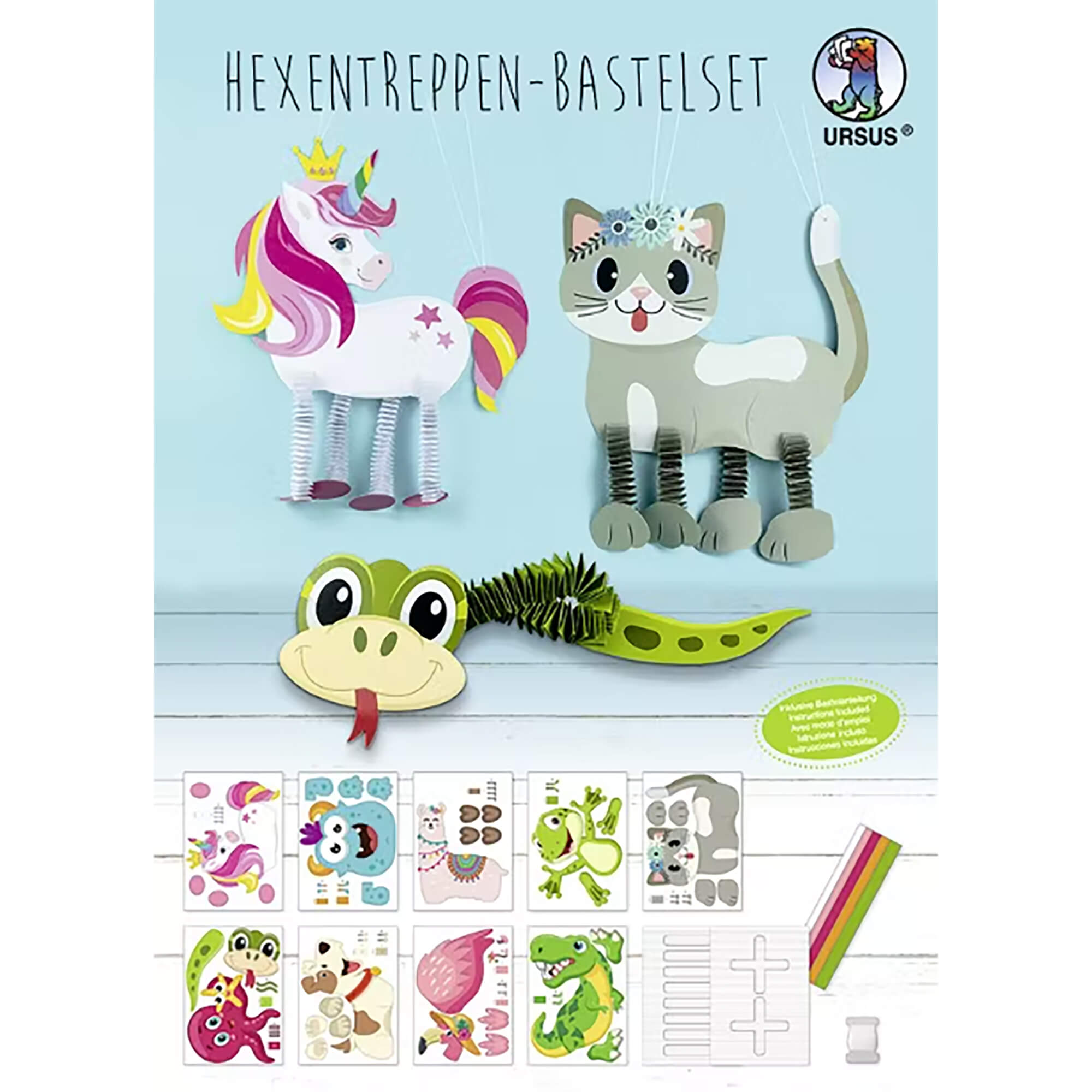 Hexentreppen - Bastelset Ursus - malmichbuntbest.com