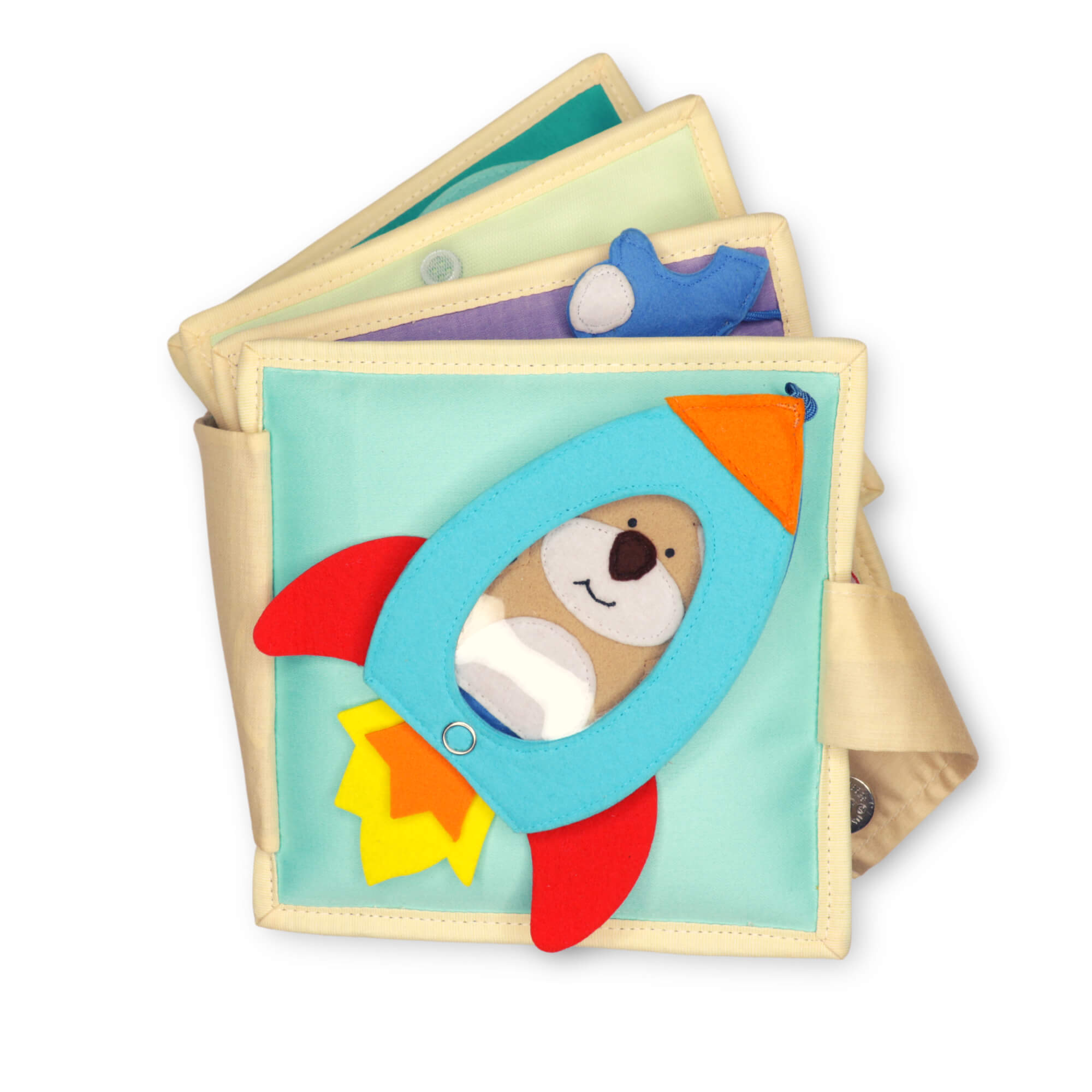 Jolly Design Mini Quiet Book "Autobahn" (ab 2 Jahren) Jolly Designs - malmichbuntbest.com