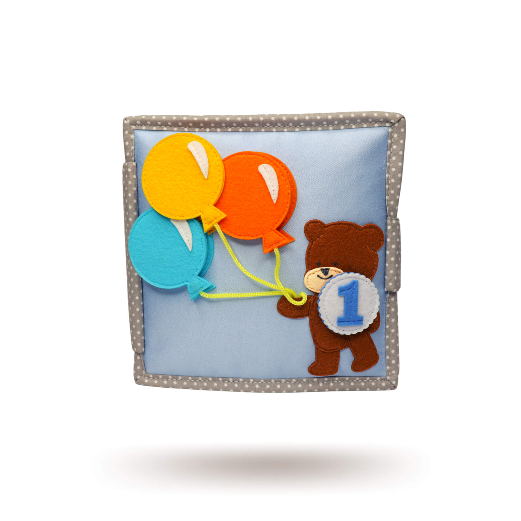 Jolly Design - Mini Quiet Book "Happy Bearsday" (ab 1 Jahr) Jolly Designs - malmichbuntbest.com