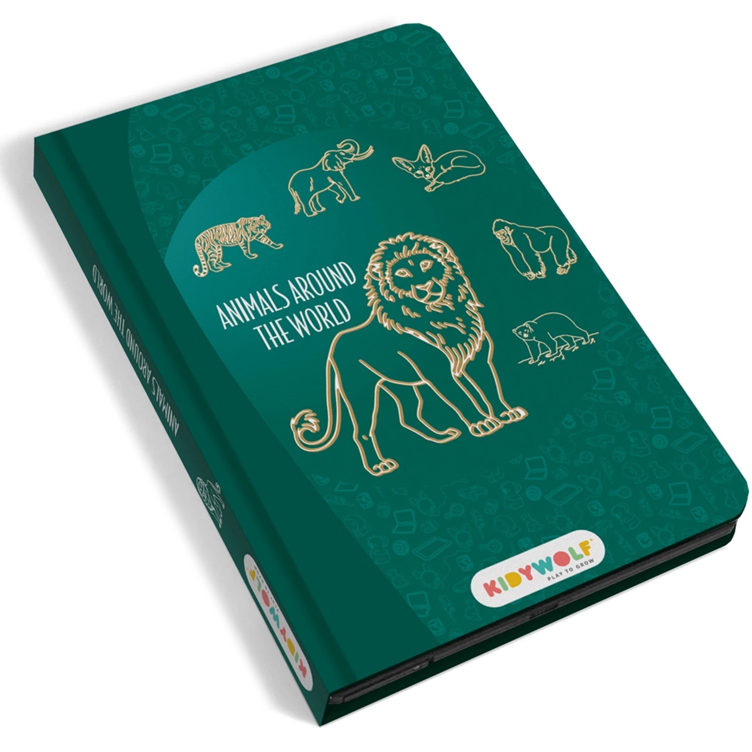 Kidywolf Designtafel mini - Wilde Tiere Plus Plus - malmichbuntbest.com