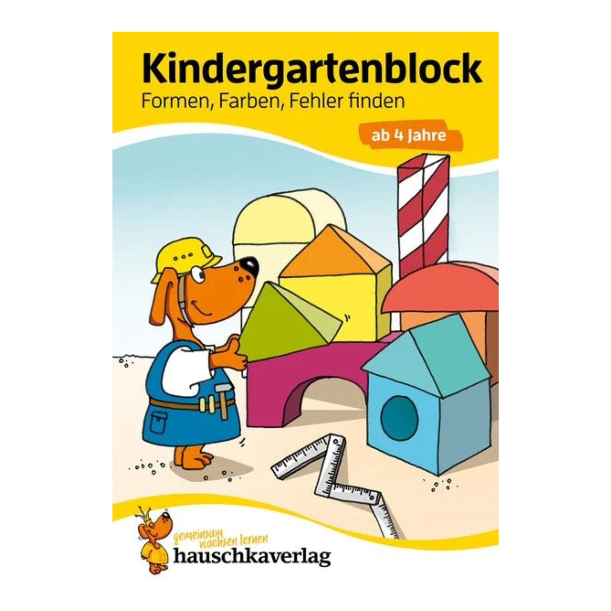 Kindergartenblock – Formen, Farben, Fehler finden ab 4 Jahre - Nr. 621 Hauschka Verlag - malmichbuntbest.com