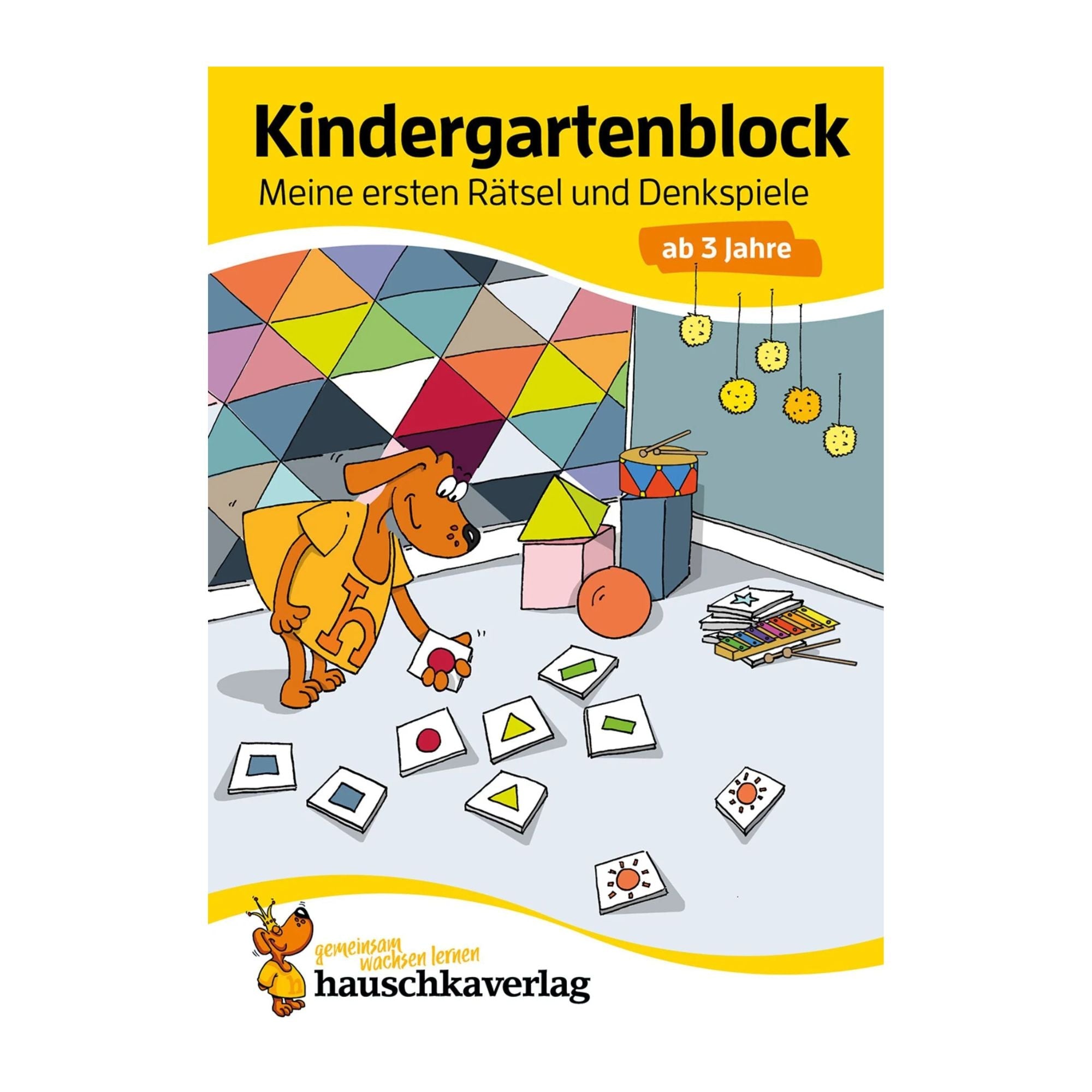 Kindergartenblock – Meine ersten Rätsel und Denkspiele ab 3 Jahre - Nr. 616 Hauschka Verlag - malmichbuntbest.com