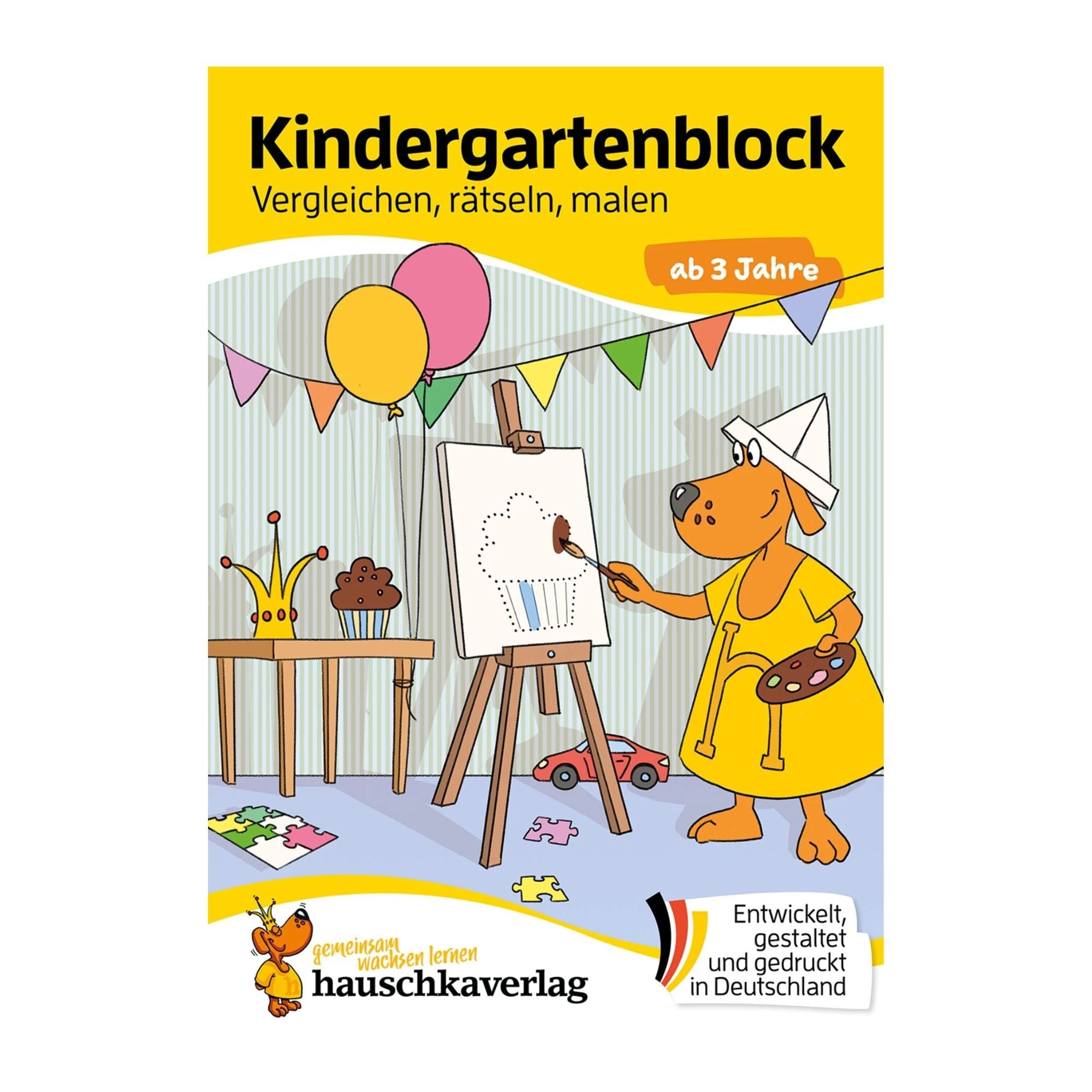 Kindergartenblock – Vergleichen, rätseln und malen ab 3 Jahre - Nr. 610 Hauschka Verlag - malmichbuntbest.com