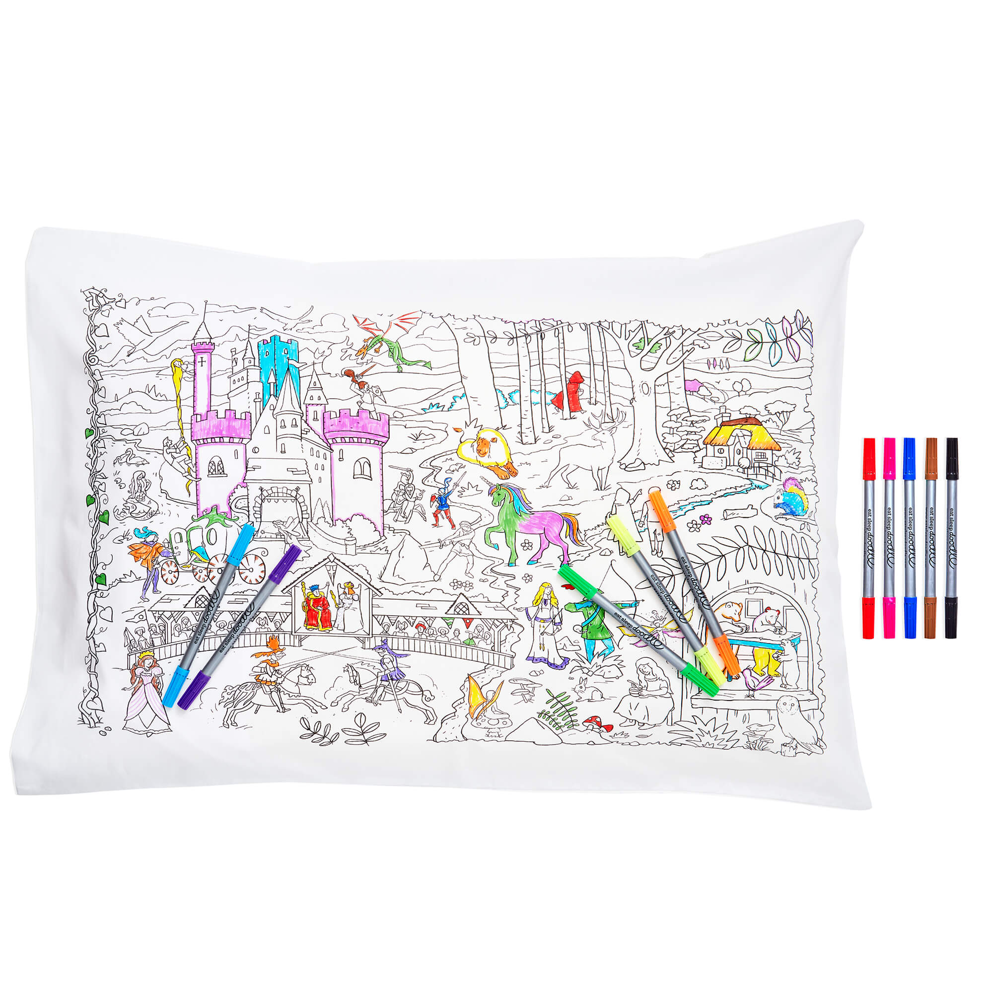 Kopfkissen zum Ausmalen Märchen EatSleepDoddle - malmichbuntbest.com