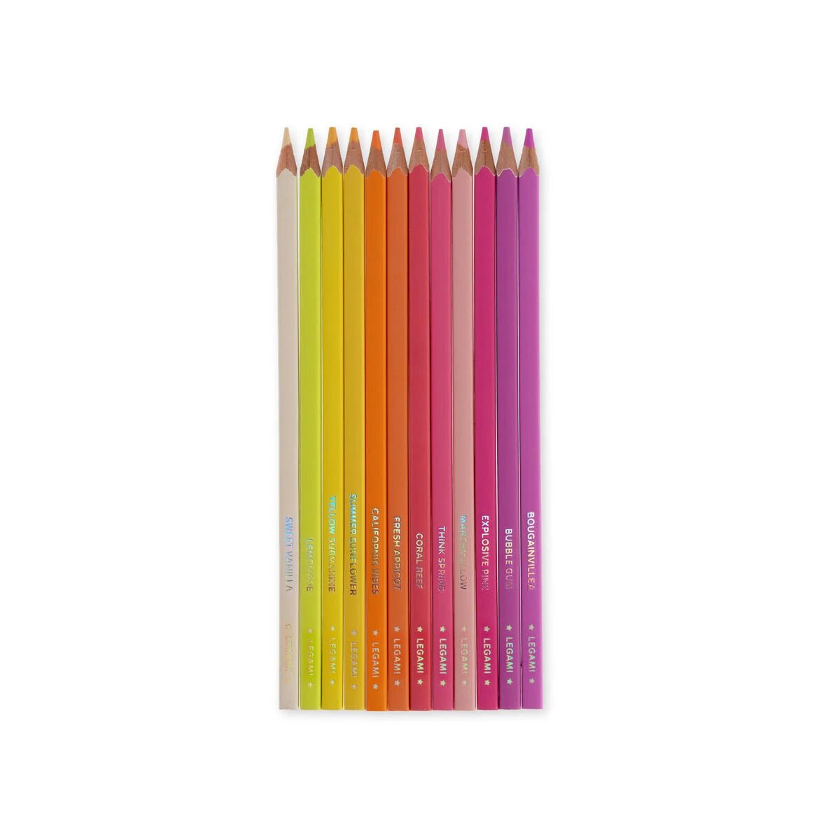 Legami 12 Buntstifte - Live colourfully Sunset Palette Legami - malmichbuntbest.com