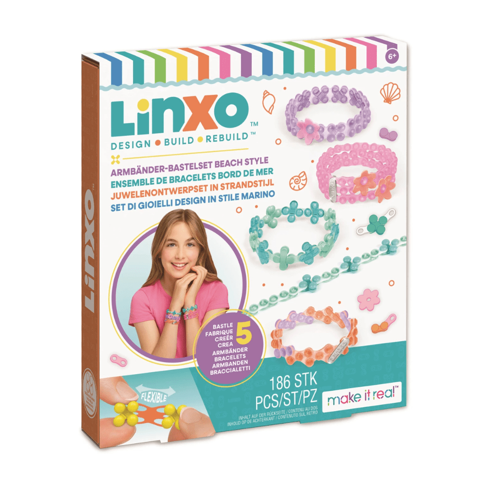Linxo Armbänder - Bastelset (Pastell) Make it Real - malmichbuntbest.com