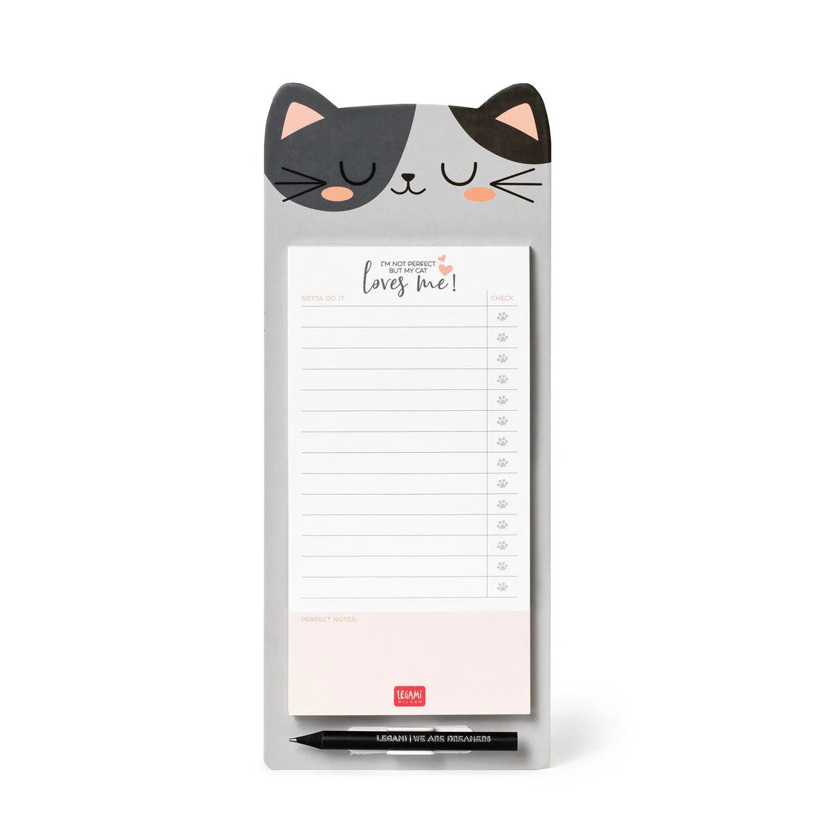 Magnet - Notizblock Katze - Don‘t Forget Legami - malmichbuntbest.com