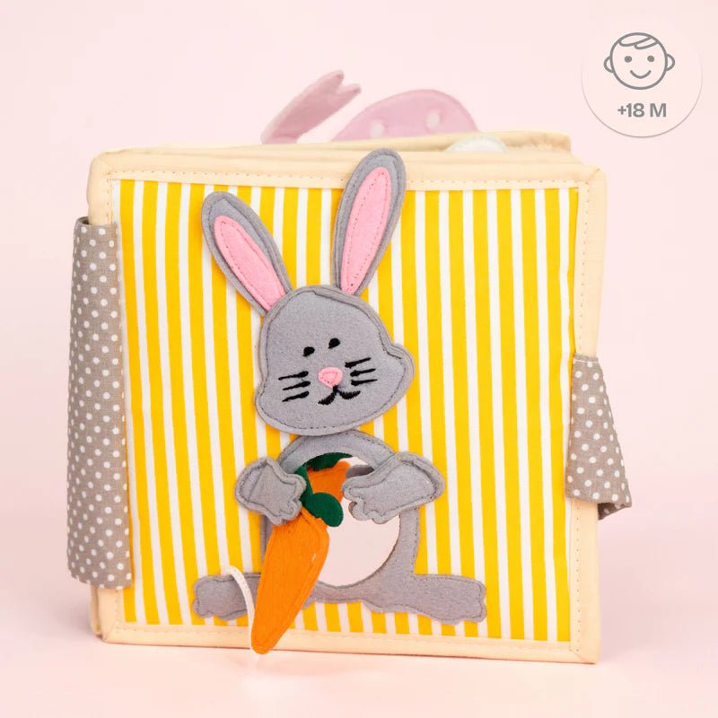 Mini Quiet Book "Funny Bunny" Jolly Designs - malmichbuntbest.com