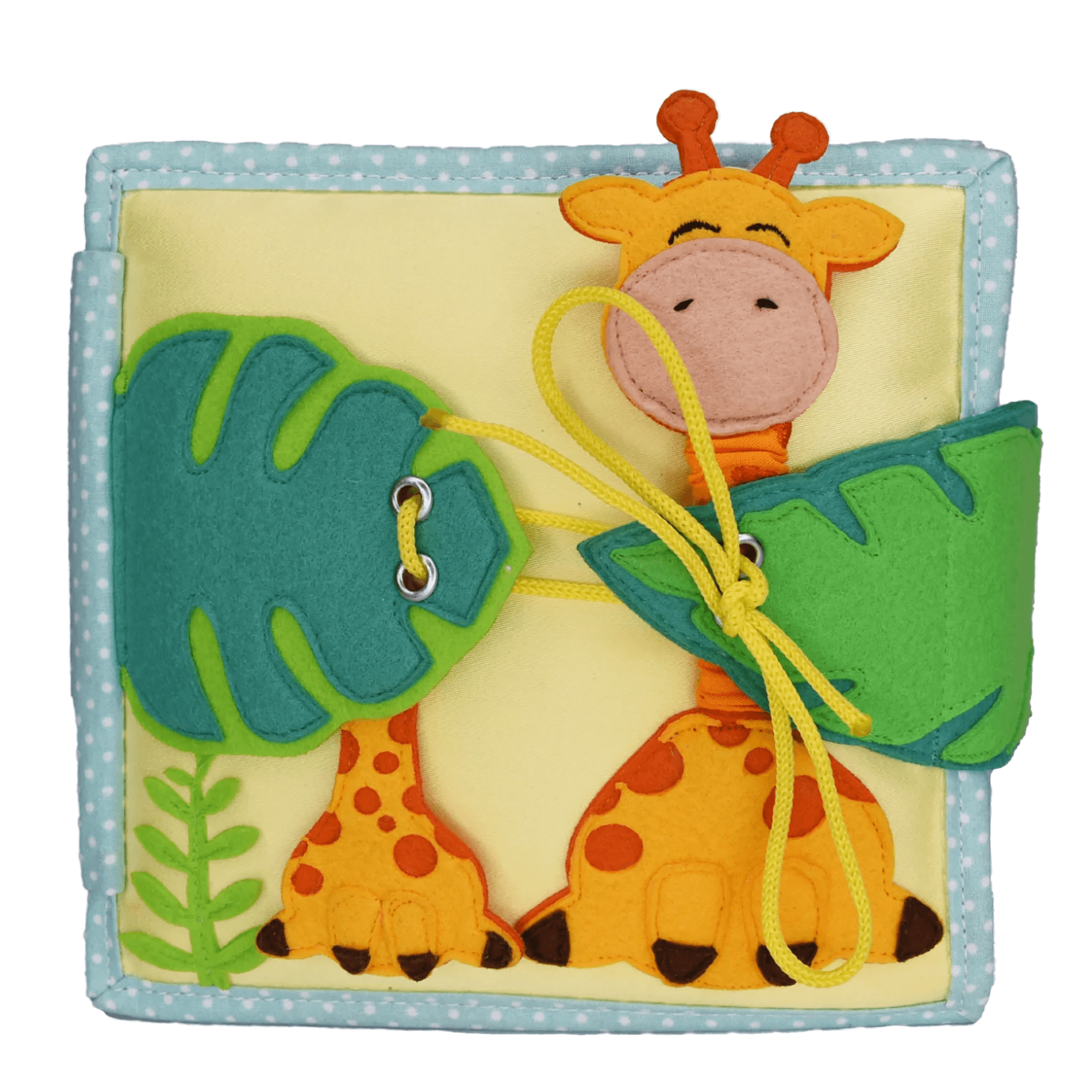 Mini Quiet Book "Jolly Jungle" (ab 18 Monaten) Jolly Designs - malmichbuntbest.com