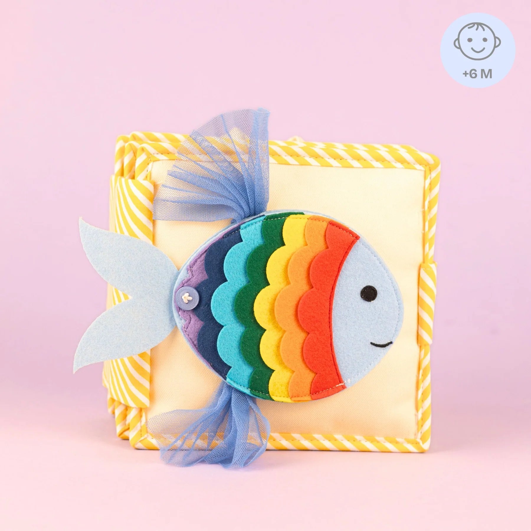 Mini Quiet Book "Kleine Buntschuppe" (ab 6 Monate) Jolly Designs - malmichbuntbest.com