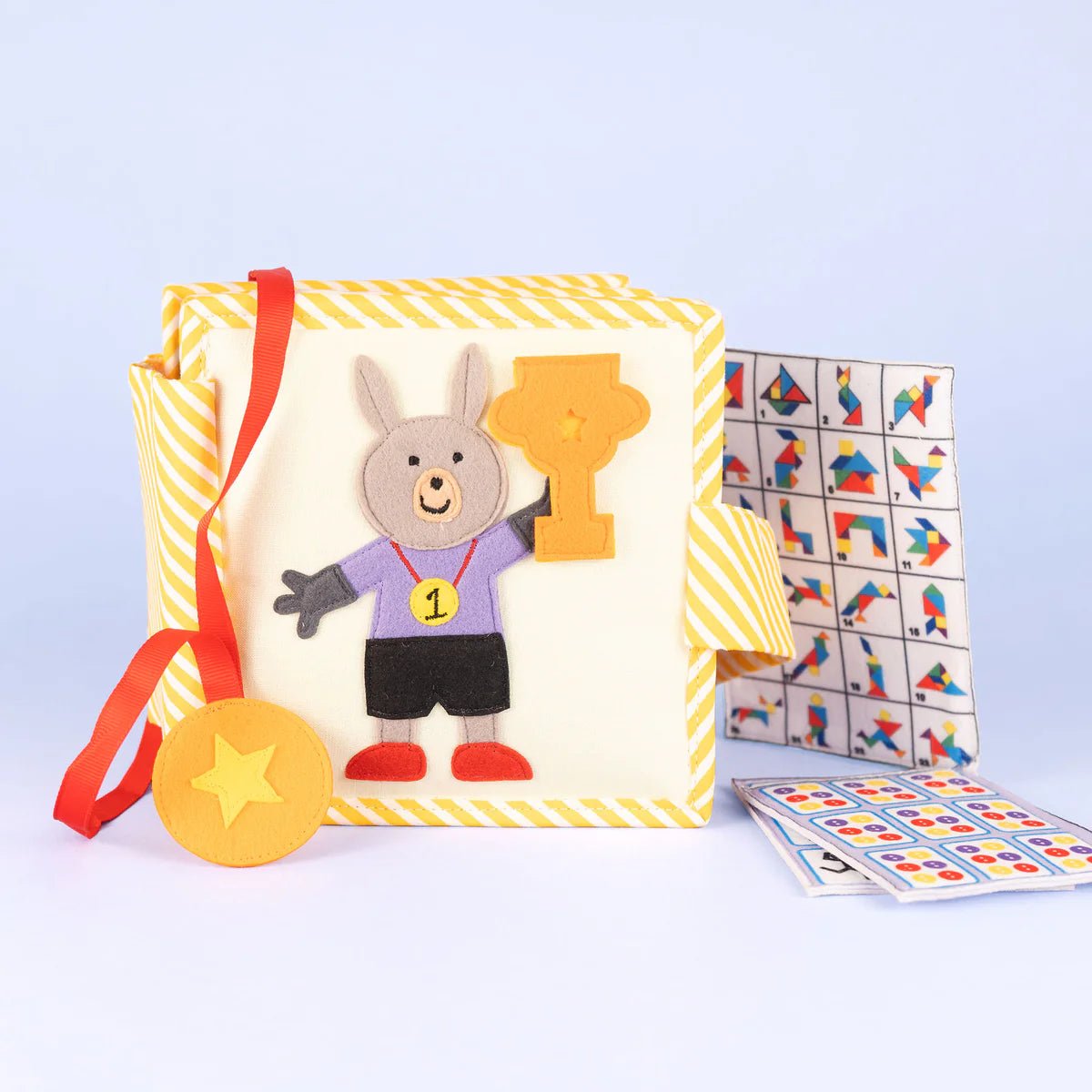 Mini Quiet Book "Spielewelt" (ab 3 Jahren) Jolly Designs - malmichbuntbest.com