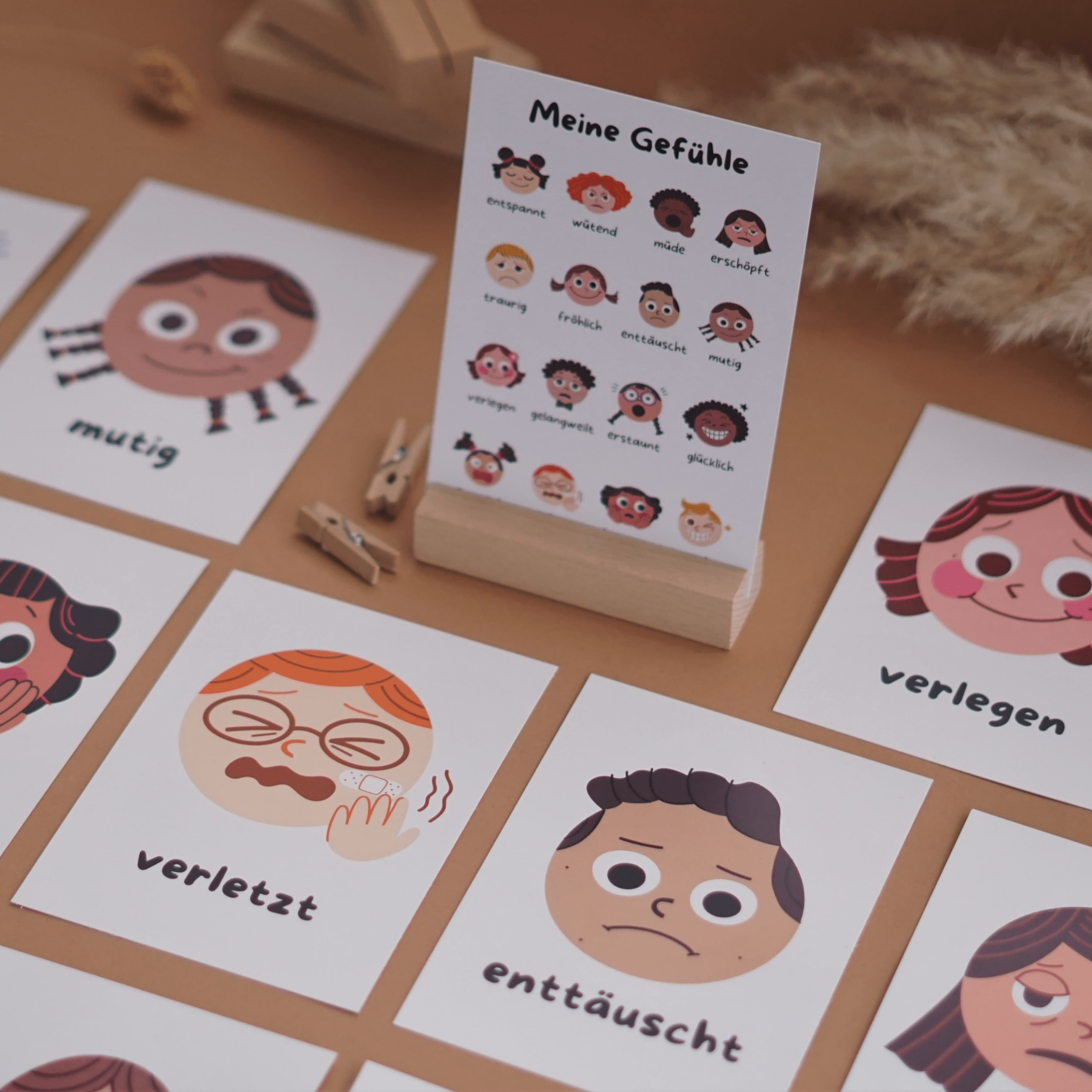 Modern Kids Art - Meine Gefühlskarten Set für Kinder Modern Kids Art - malmichbuntbest.com
