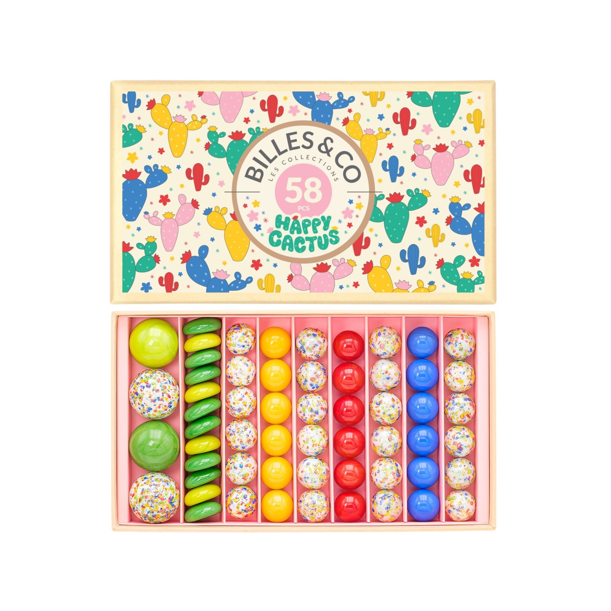 Murmel - Box Happy Cactus Billes & Co - malmichbuntbest.com