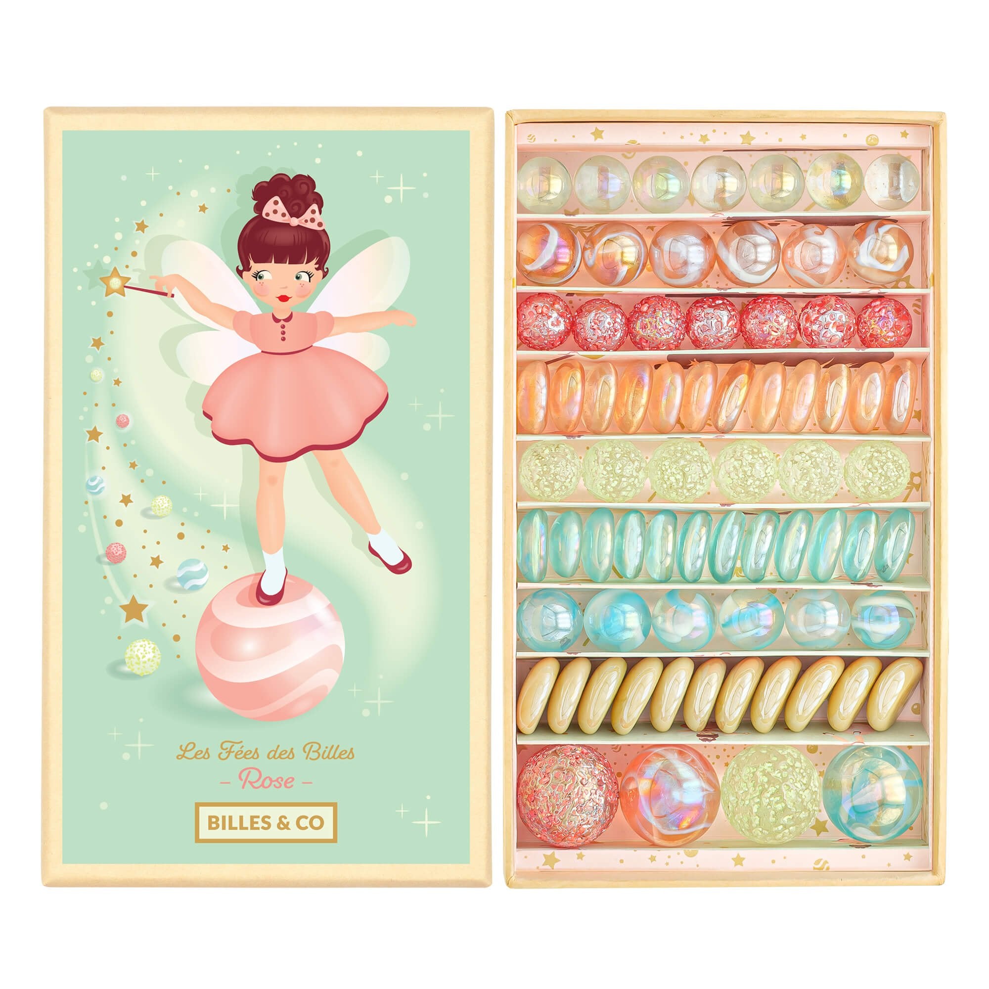 Murmel - Box Rosa Fee Billes & Co - malmichbuntbest.com