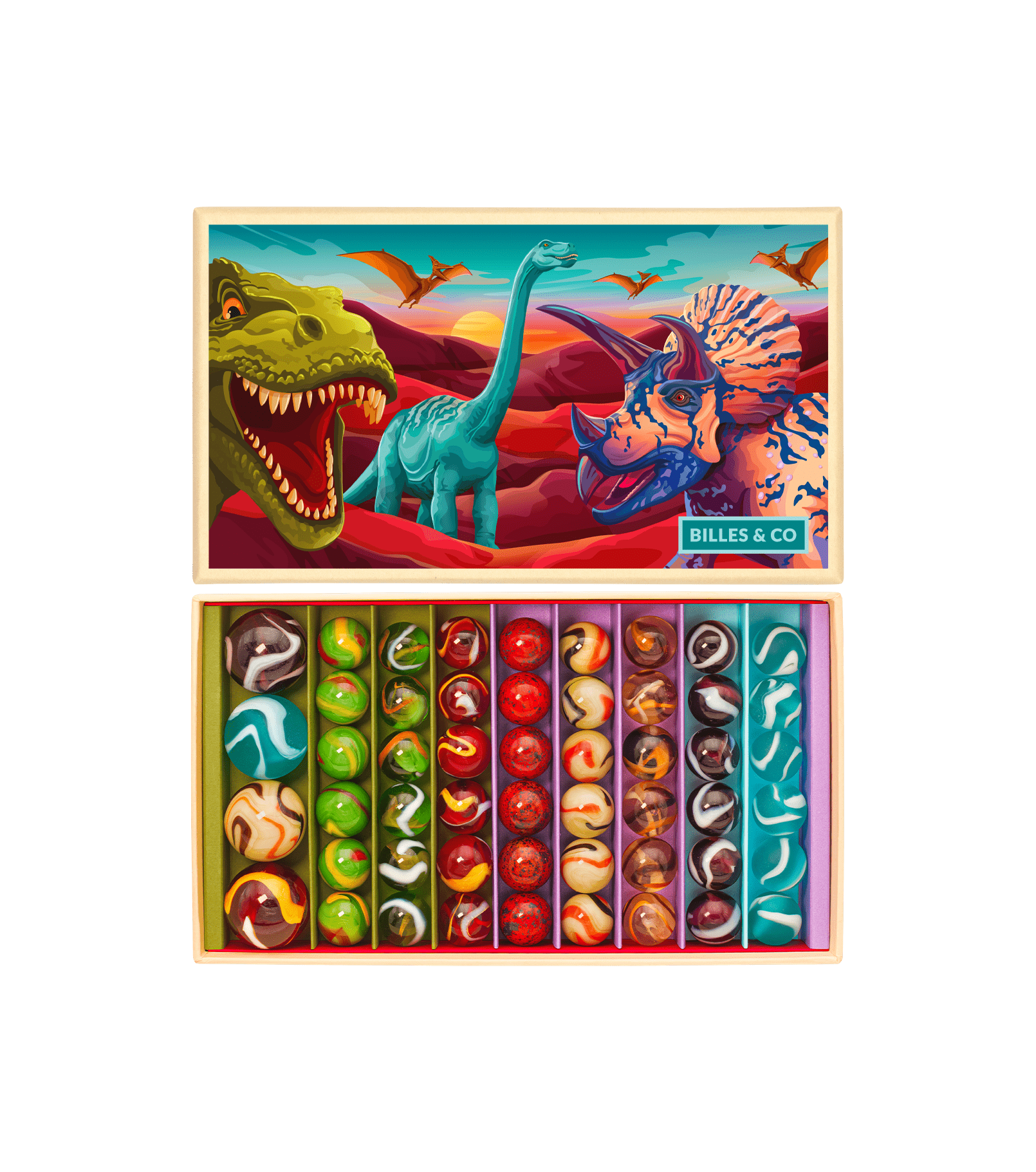 Murmeln Box Dinosaurier Billes & Co - malmichbuntbest.com