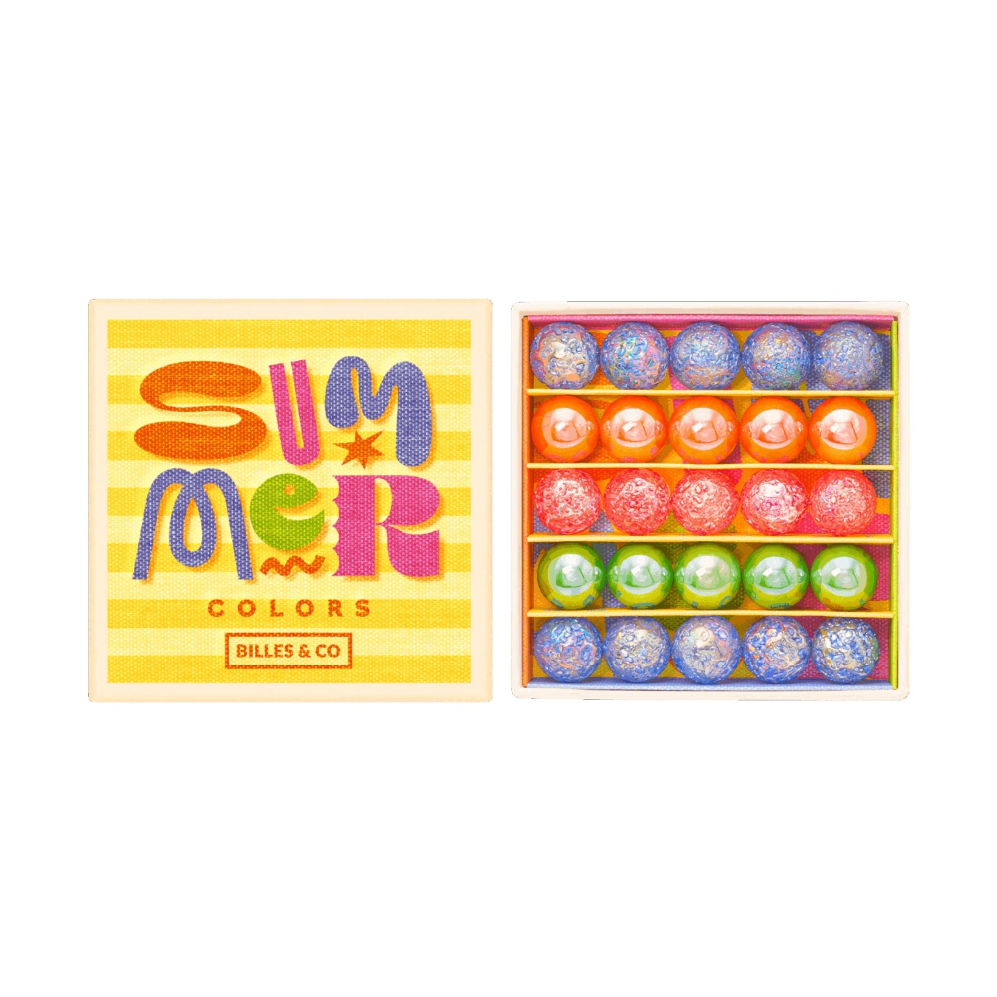 Murmeln Mini - Box Summer Colors Beach Billes & Co - malmichbuntbest.com