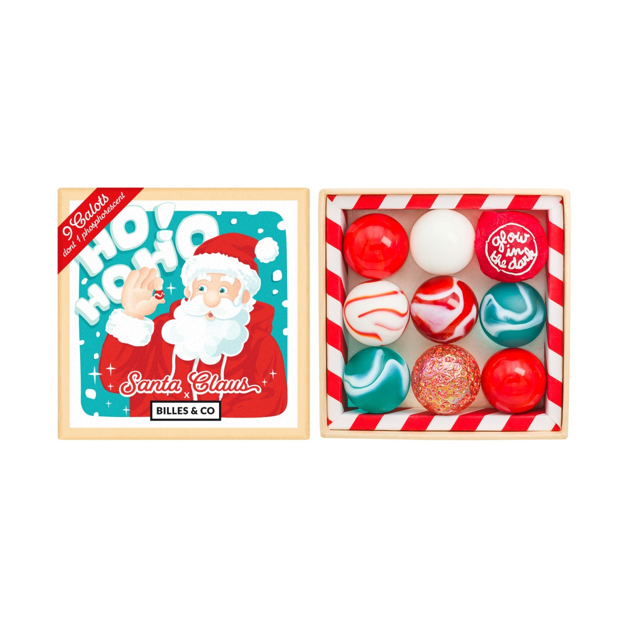 Murmeln Santa Claus Mini - Box Calots Billes & Co - malmichbuntbest.com