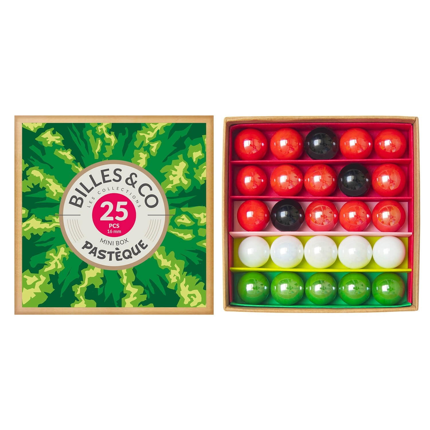 Murmeln Wassermelone Mini - Box Billes & Co - malmichbuntbest.com