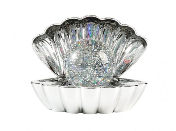 Muschellampe Silber – Dekorative Tischlampe in Muschelform | i - Total i - Total - malmichbuntbest.com