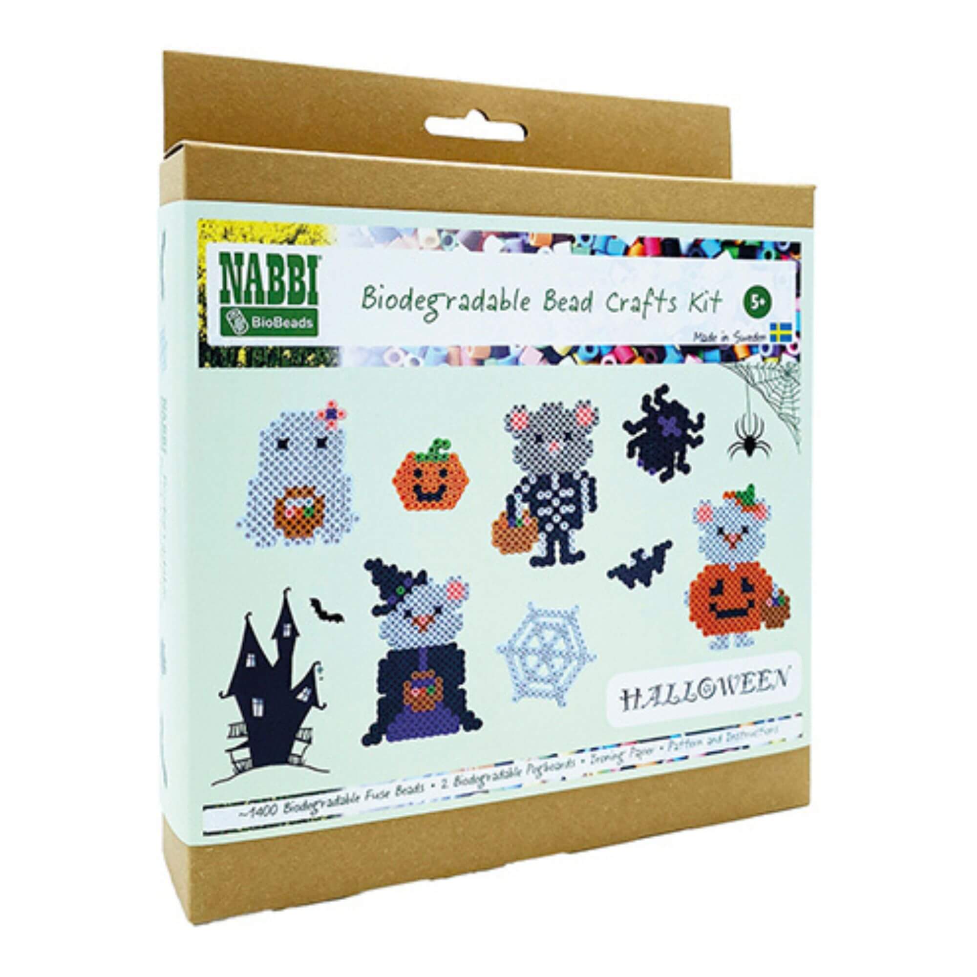 Nabbi Bio Bügelperlen - Halloween Kit Nabbi - malmichbuntbest.com