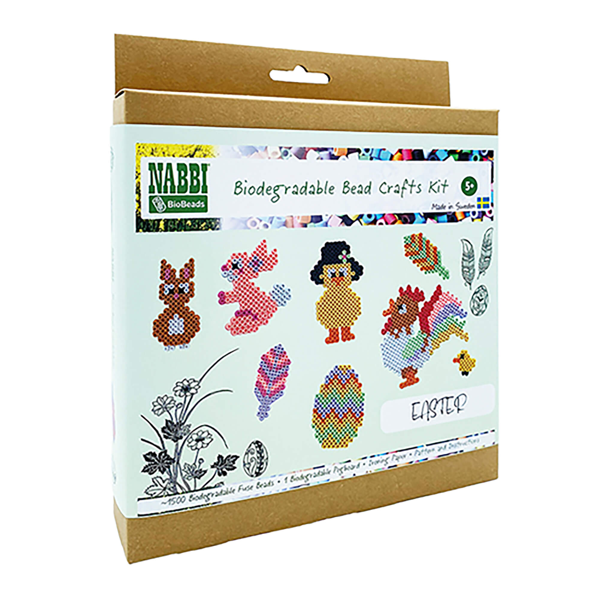 Nabbi Bio Bügelperlen - Ostern Kit Nabbi - malmichbuntbest.com