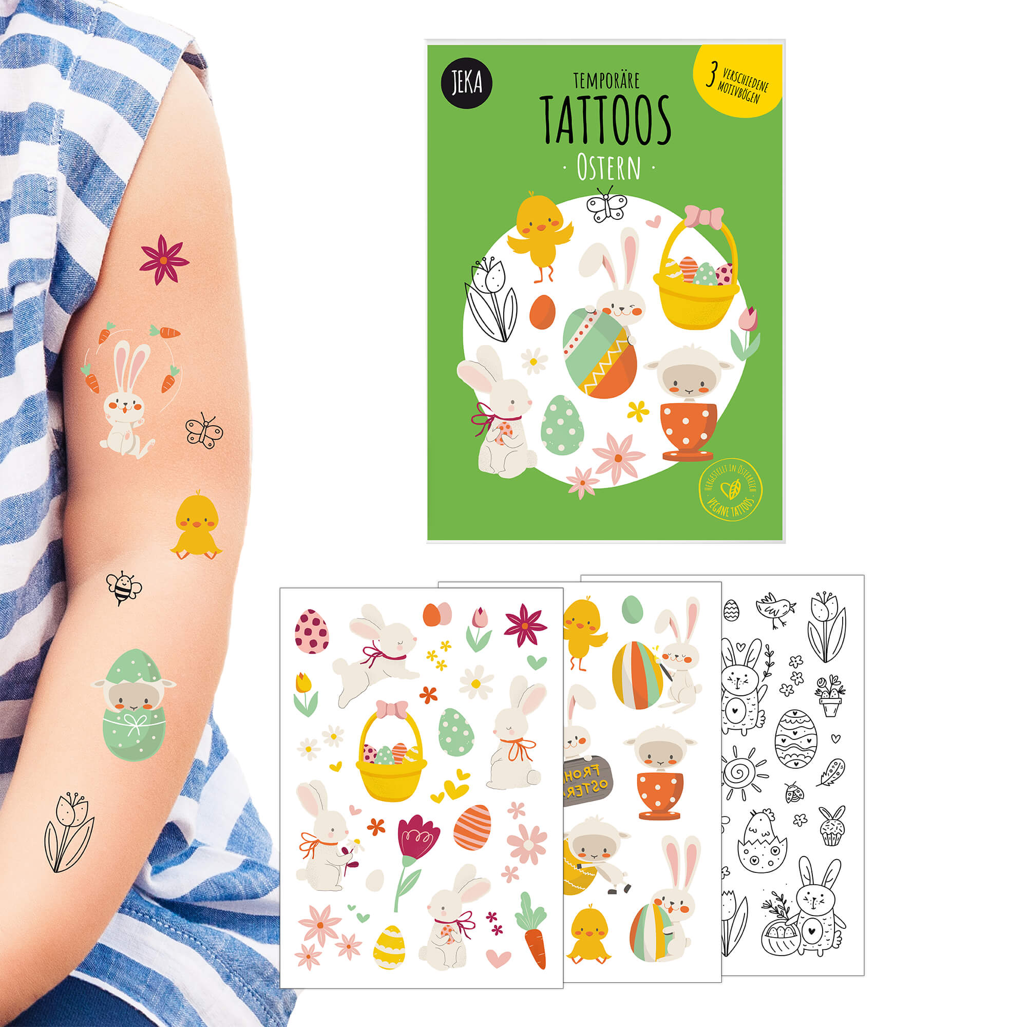 Ostern Kindertattoos Jeka - malmichbuntbest.com