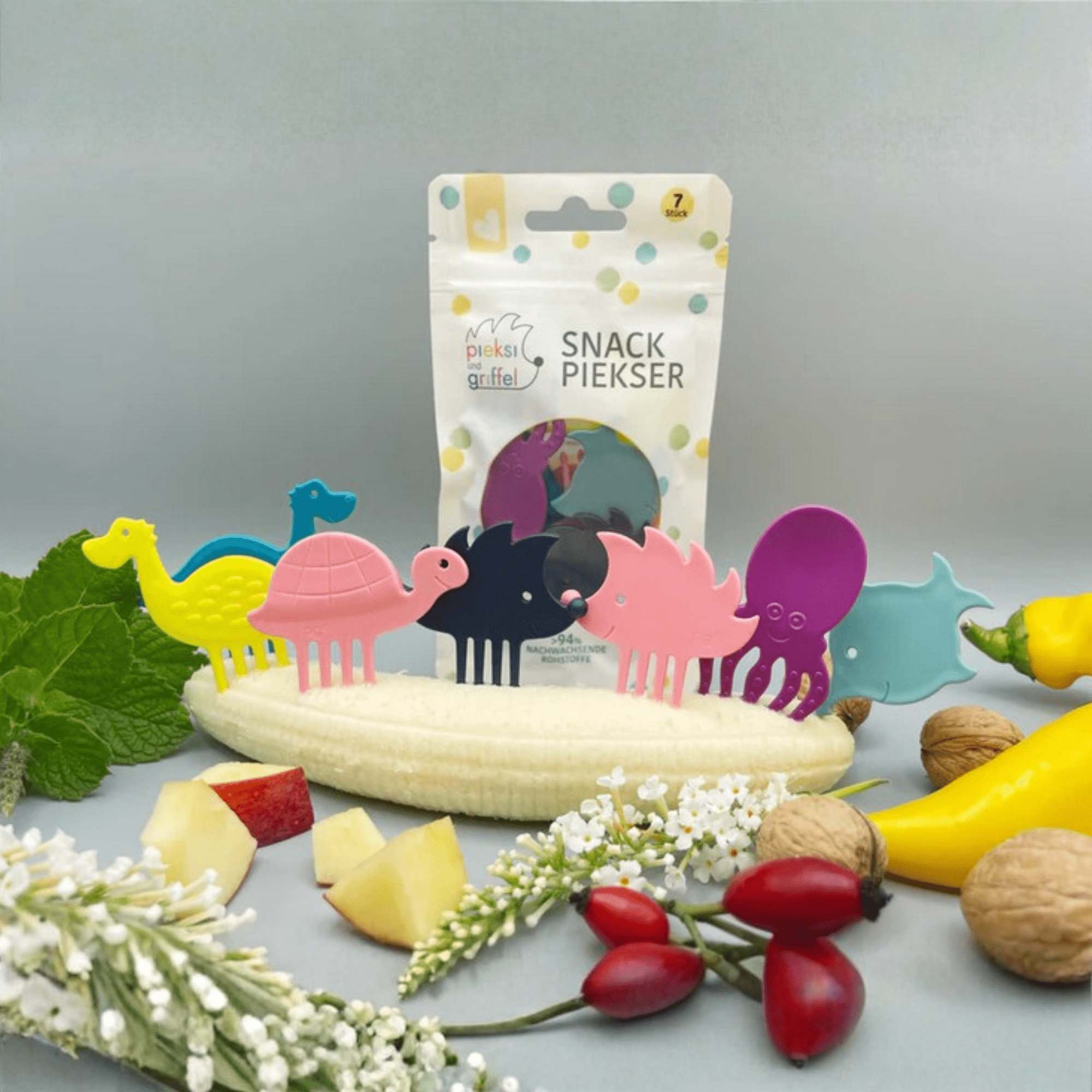 Piksi und Griffel Snack Piekser - "Feel Good Pieksis" Pieksi und Griffel - malmichbuntbest.com