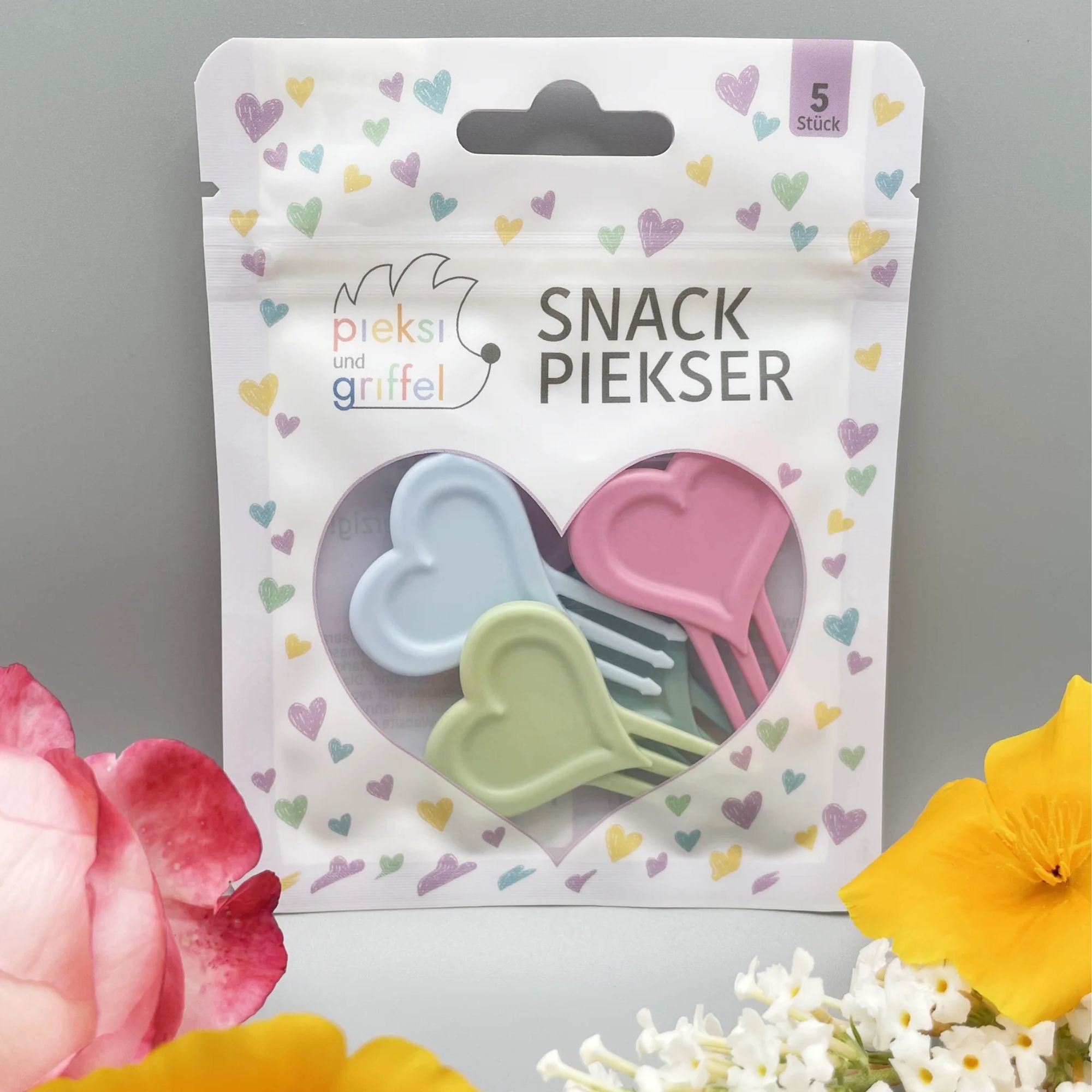 Piksi und Griffel Snack Piekser - "Love is all you need" Pieksi und Griffel - malmichbuntbest.com
