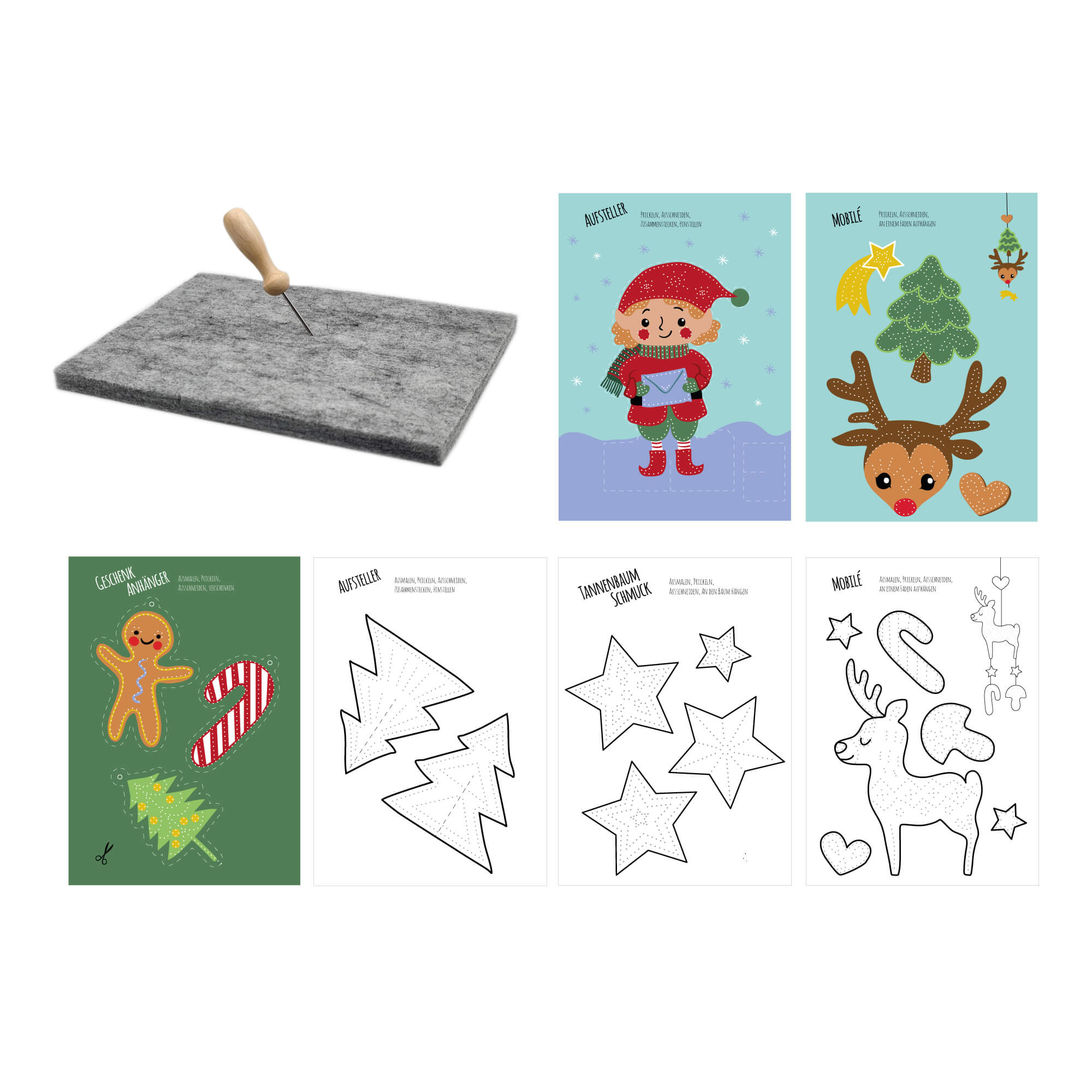 Prickelset Weihnachten Jeka - malmichbuntbest.com